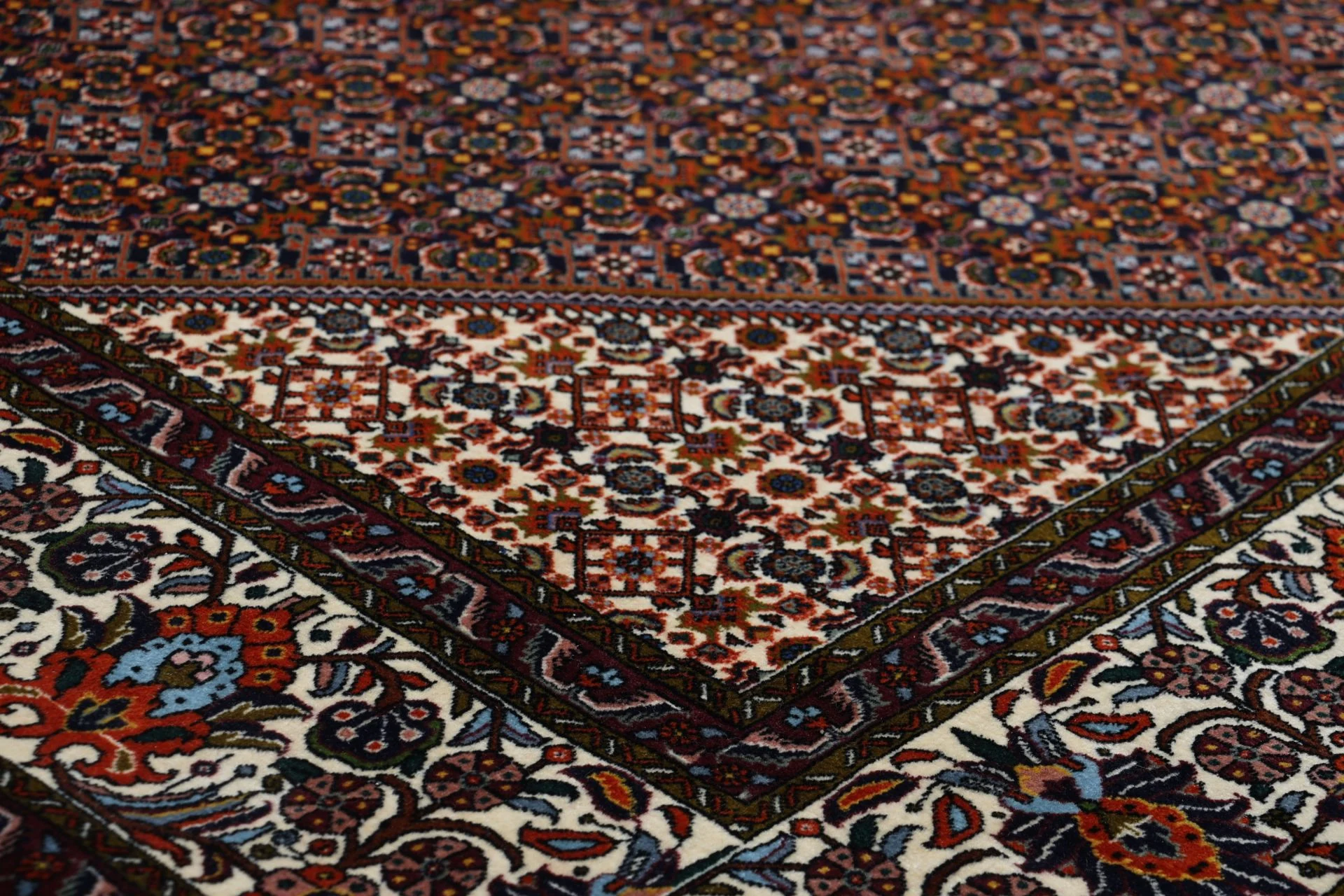 Wool Bijar Persian Rug 253 × 356 cm, hand-knotted - Image 5