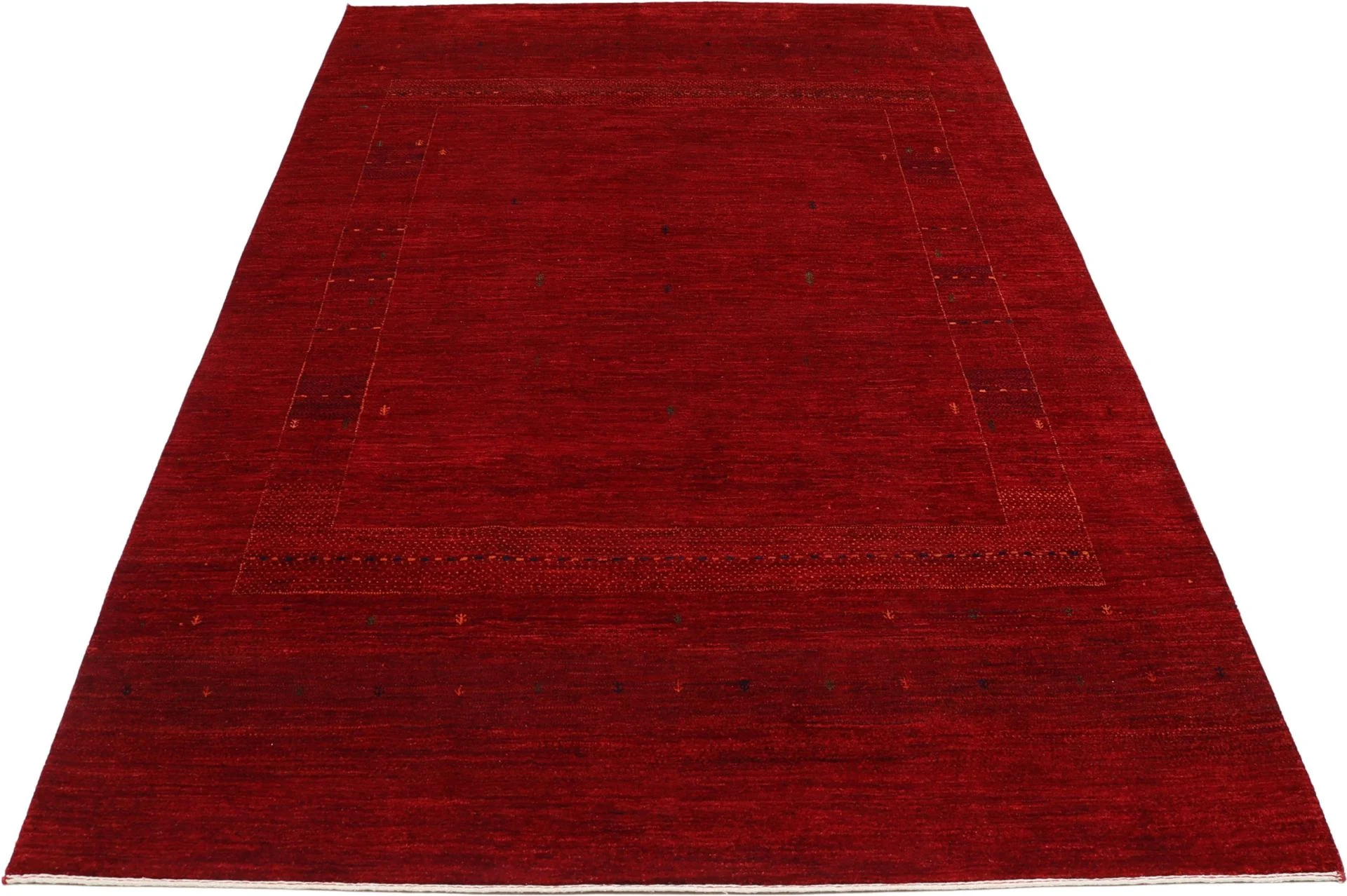Alternative view of Loribaft Indian Rug 204 × 303 cm in Wool, hand-knotted