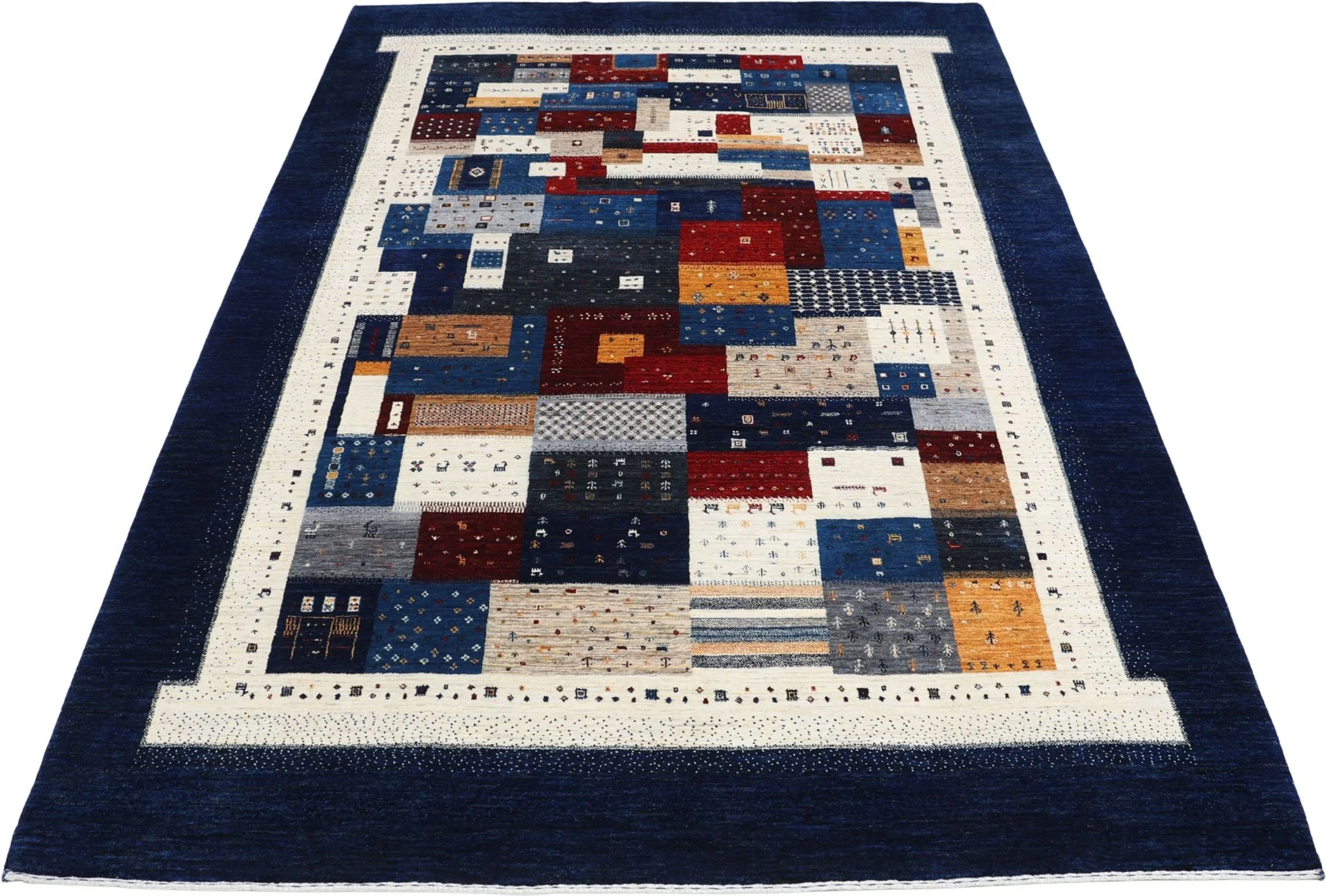 Alternative view of Wool Loribaft Indian Rug 209 × 299 cm, hand-knotted