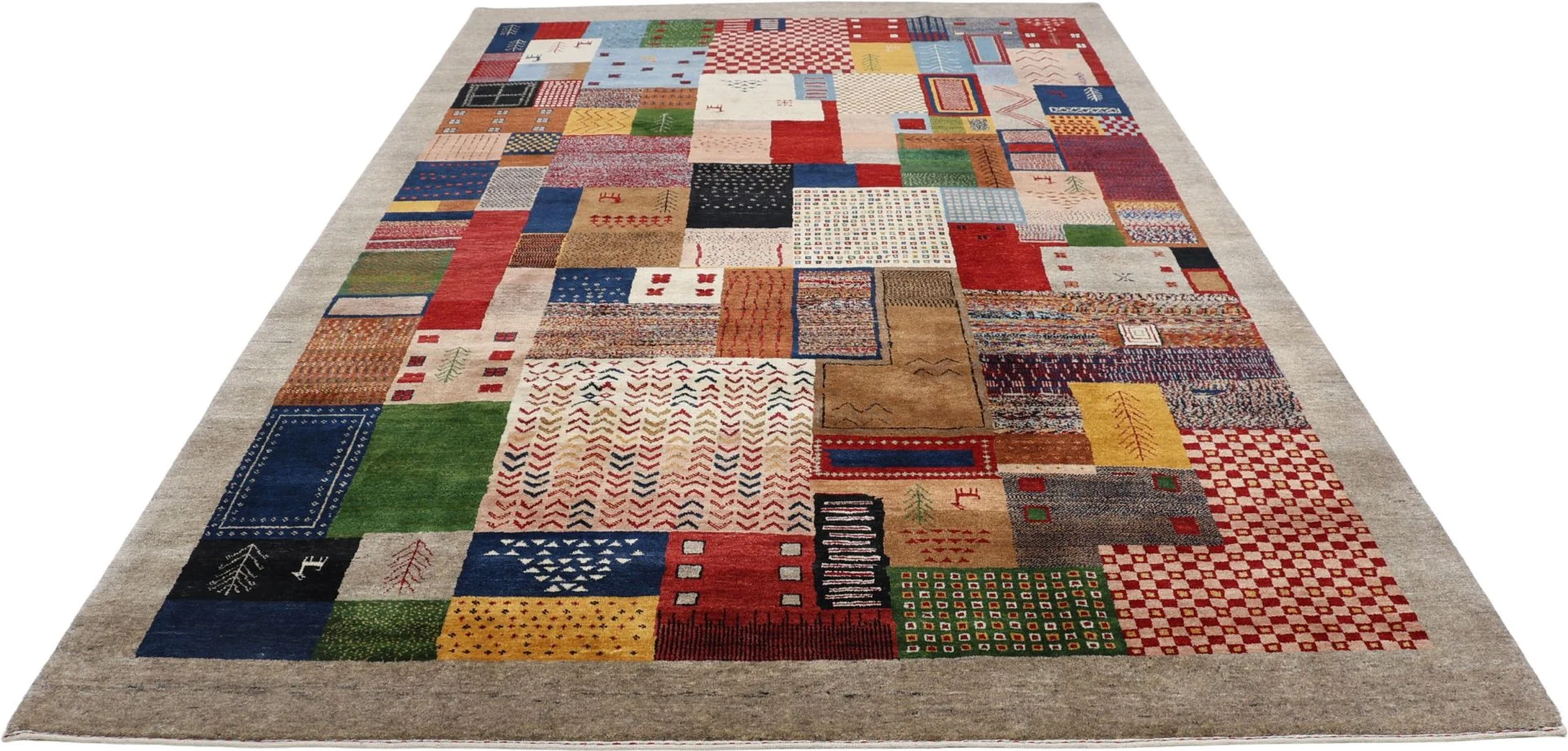Alternative view of Wool Loribaft Indian Rug 204 × 309 cm, hand-knotted