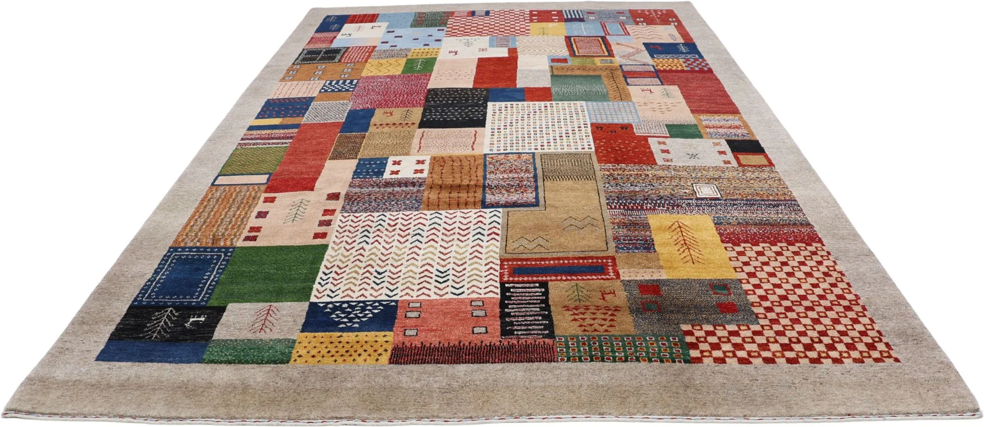 Alternative view of Loribaft Indian Rug 195 × 308 cm in Wool, hand-knotted