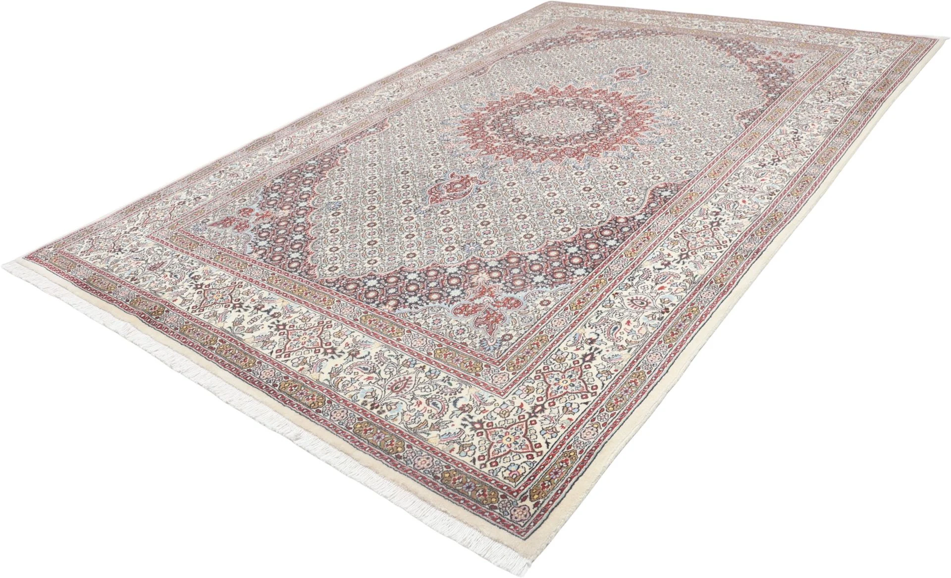 Moud Persian Rug 195 × 305 cm in Wool, hand-knotted - Image 3