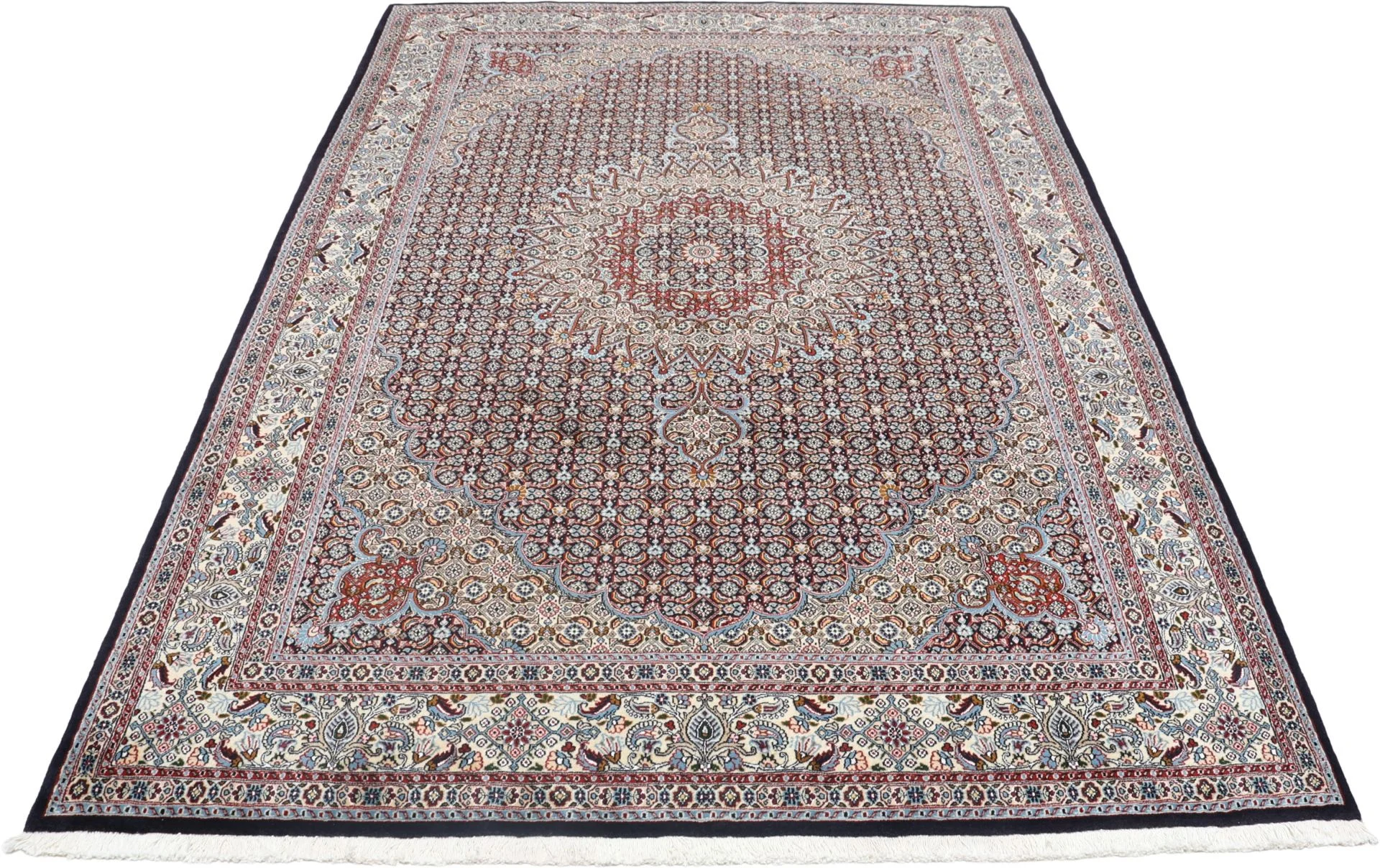 Alternative view of Wool Moud Persian Rug 202 × 295 cm, hand-knotted