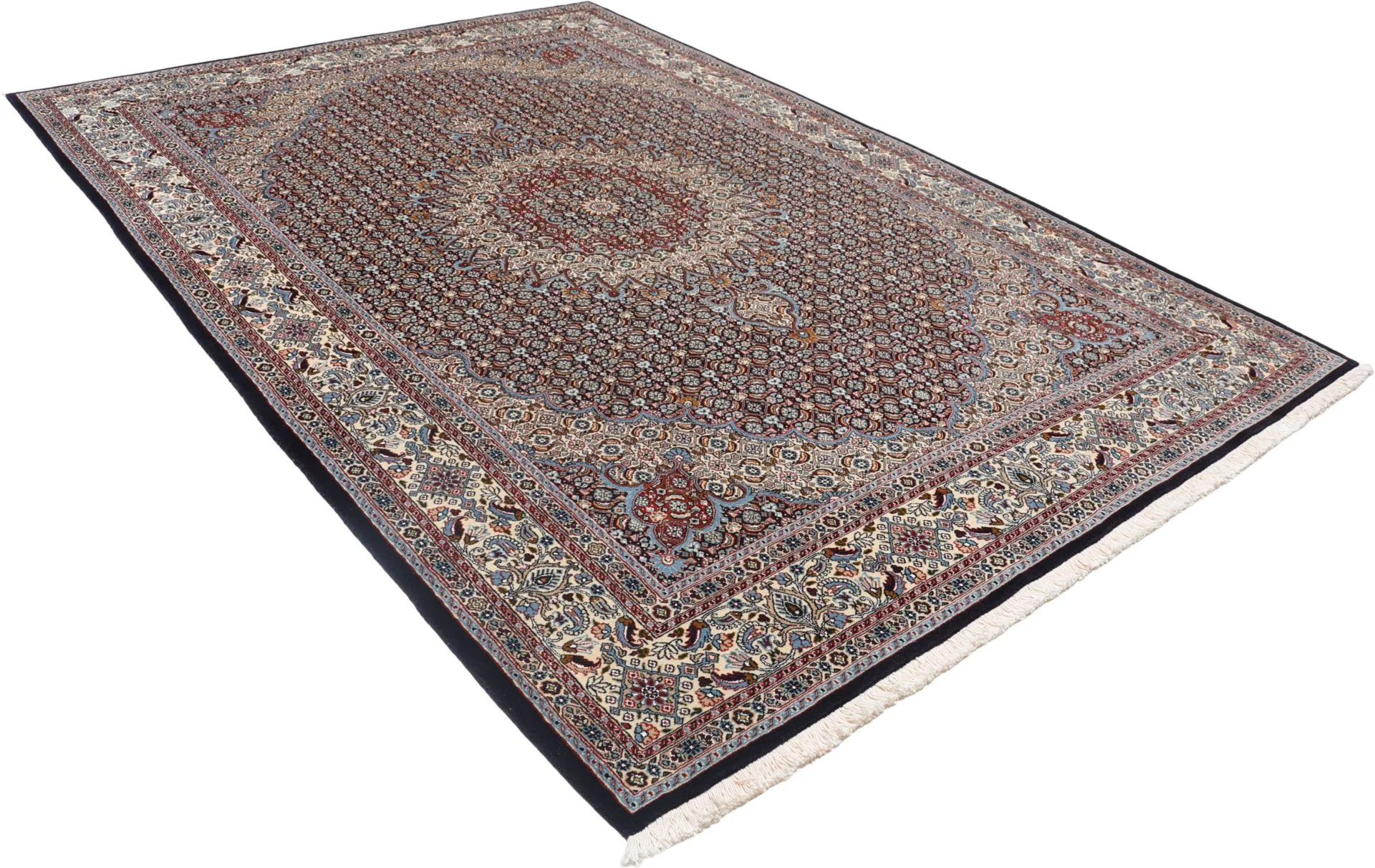 Wool Moud Persian Rug 202 × 295 cm, hand-knotted - Image 4