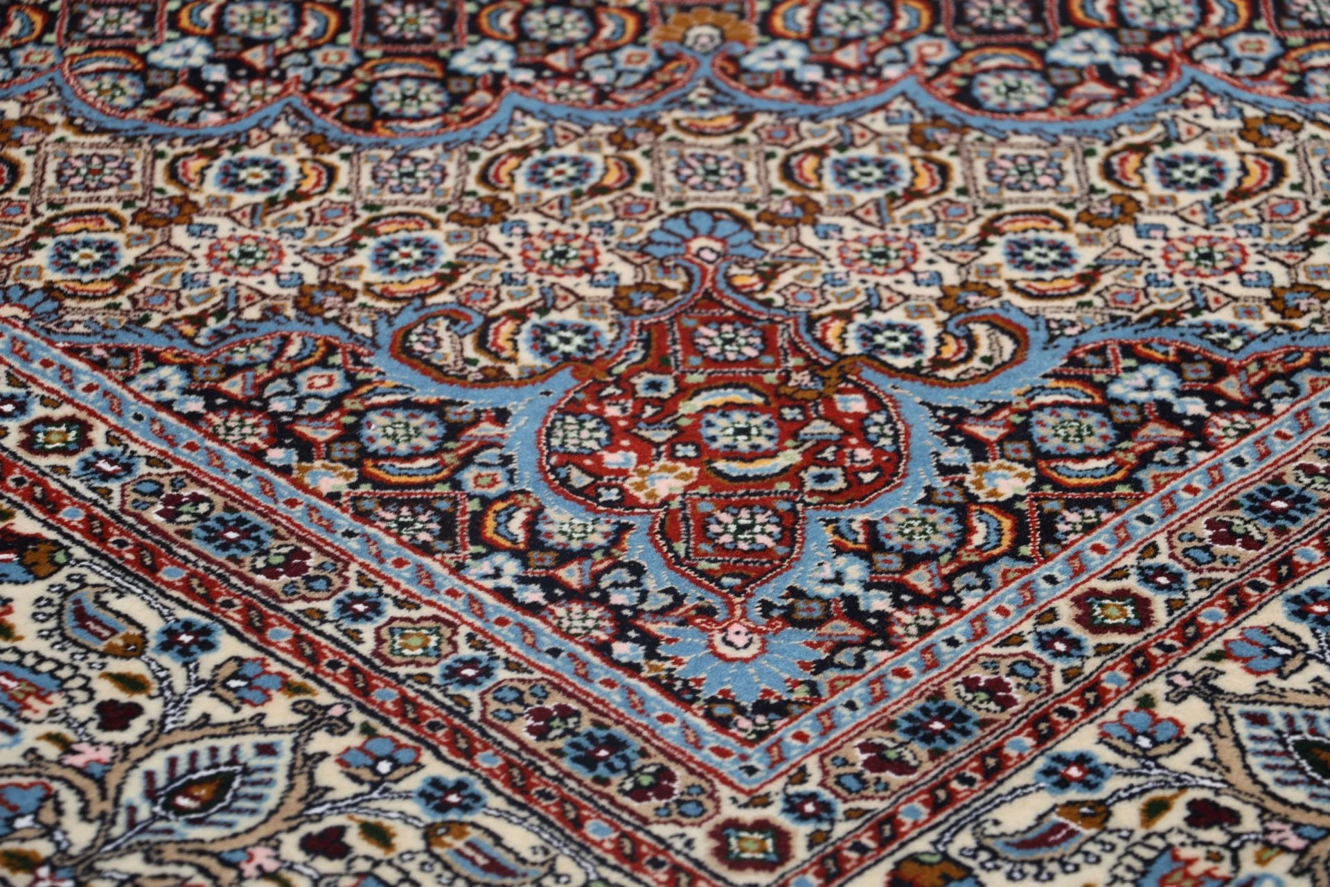 Wool Moud Persian Rug 202 × 295 cm, hand-knotted - Image 5