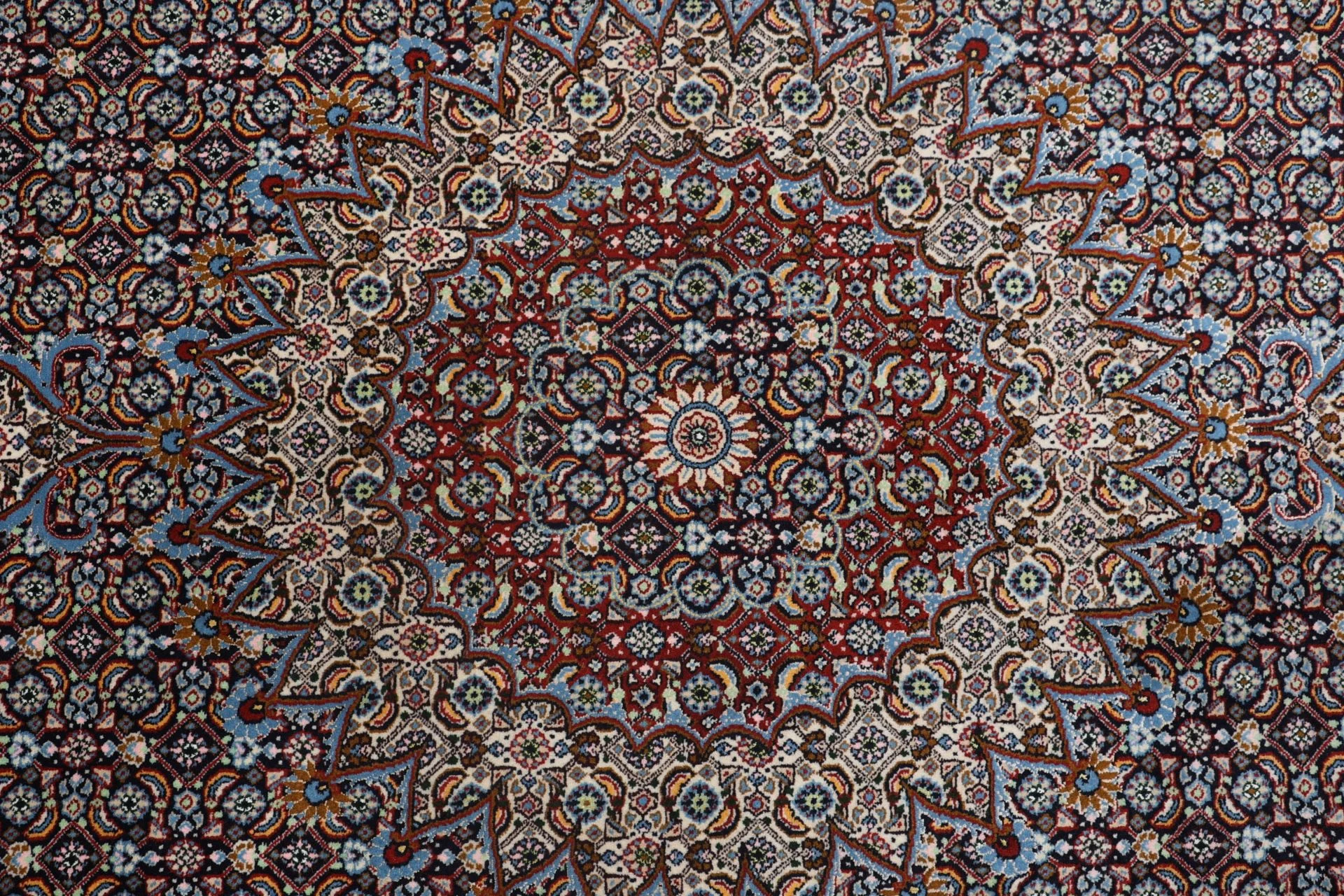 Wool Moud Persian Rug 202 × 295 cm, hand-knotted - Image 9