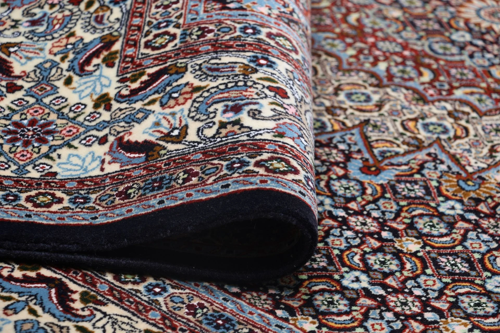 Wool Moud Persian Rug 202 × 295 cm, hand-knotted - Image 10