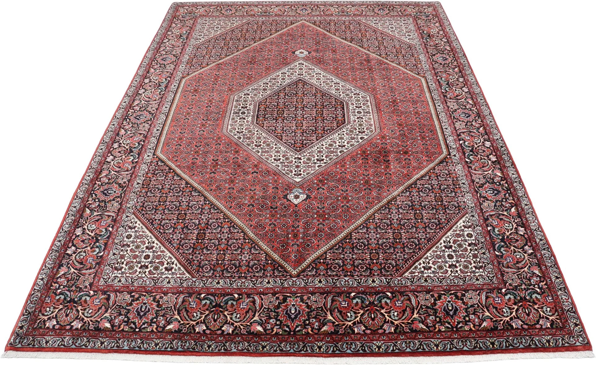 Alternative view of Bijar Persian Rug 205 × 295 cm in Wool, hand-knotted