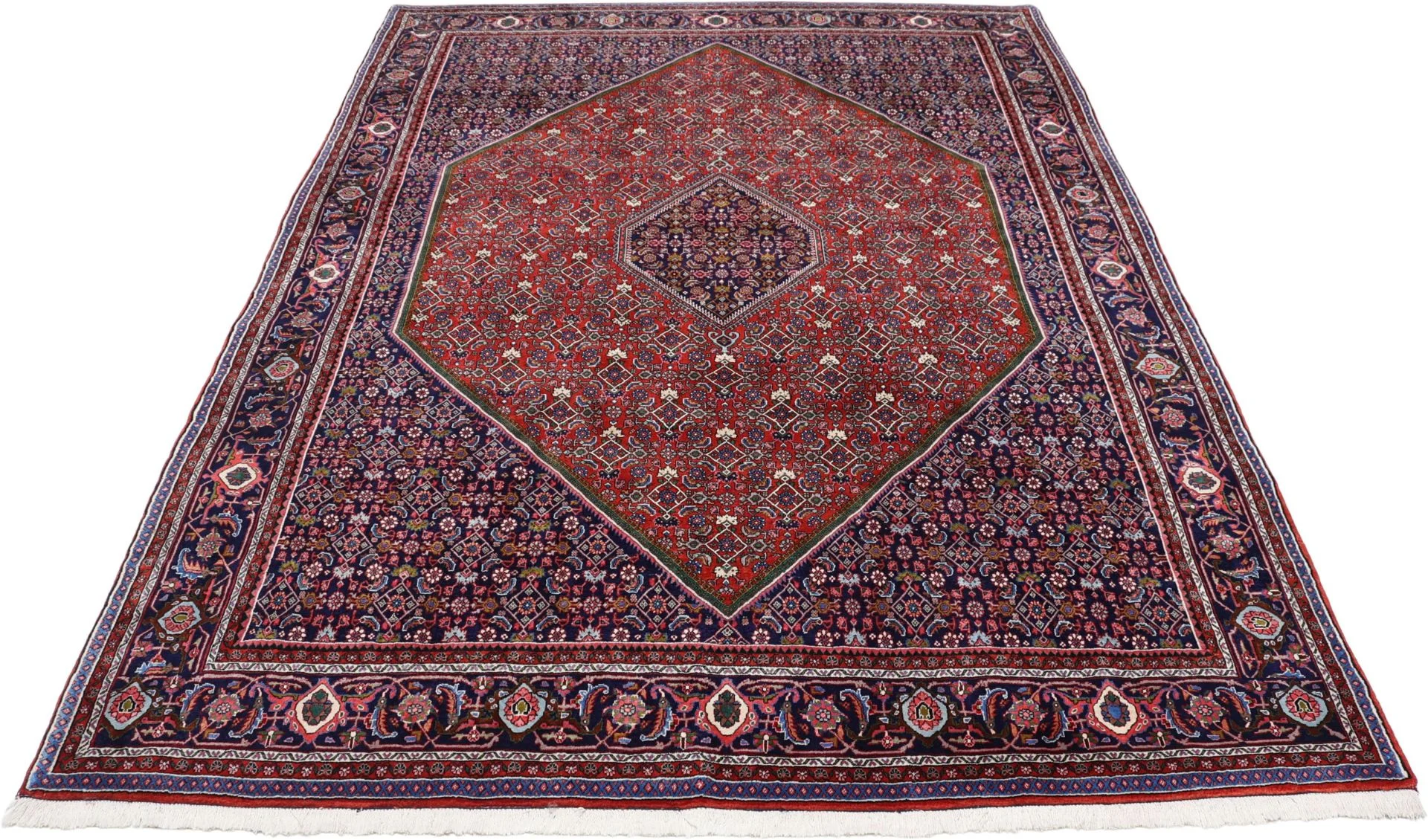Alternative view of Bijar Persian Rug 212 × 292 cm in Wool, hand-knotted