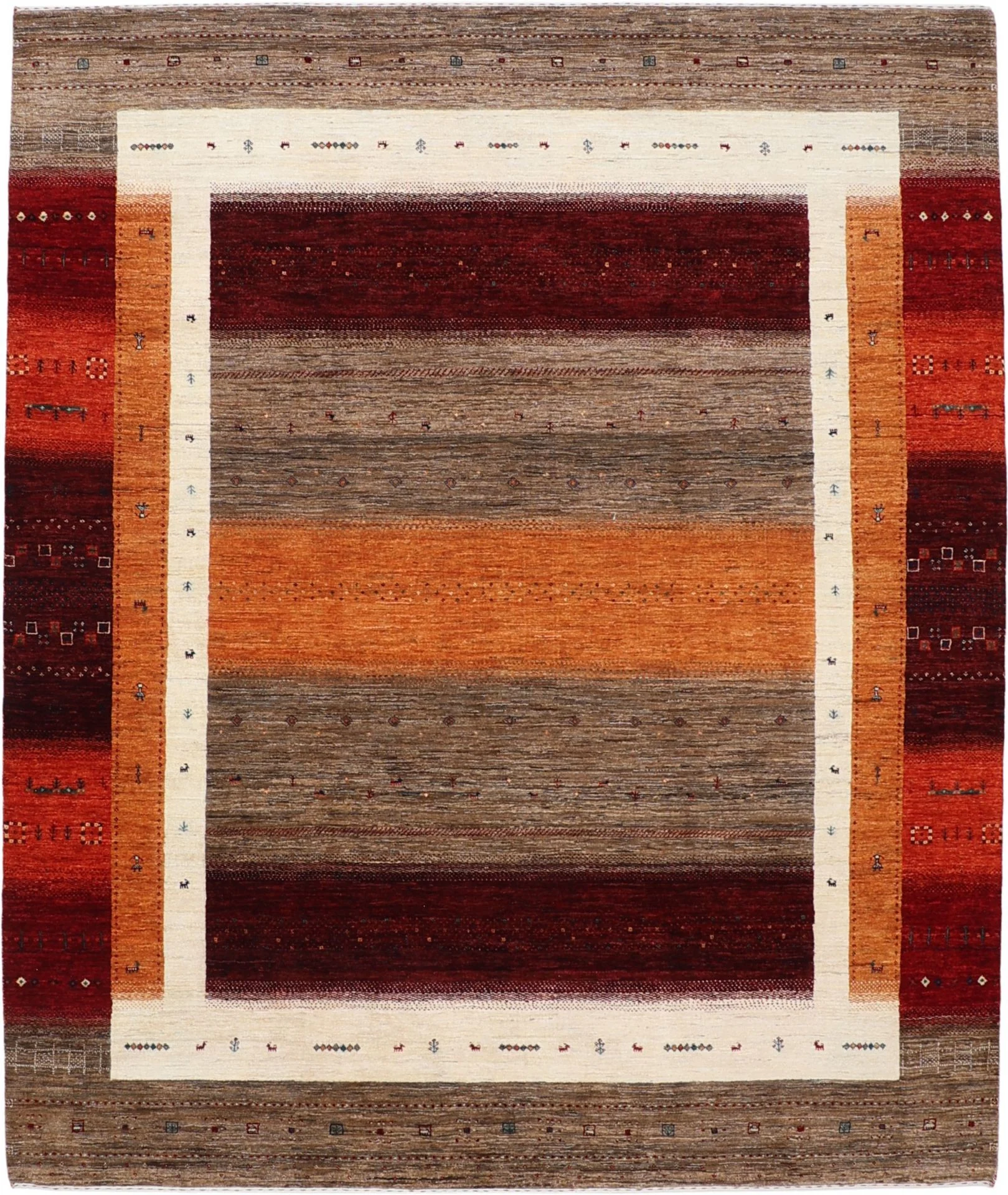 Loribaft Indian Rug 258 × 355 cm in Wool, hand-knotted