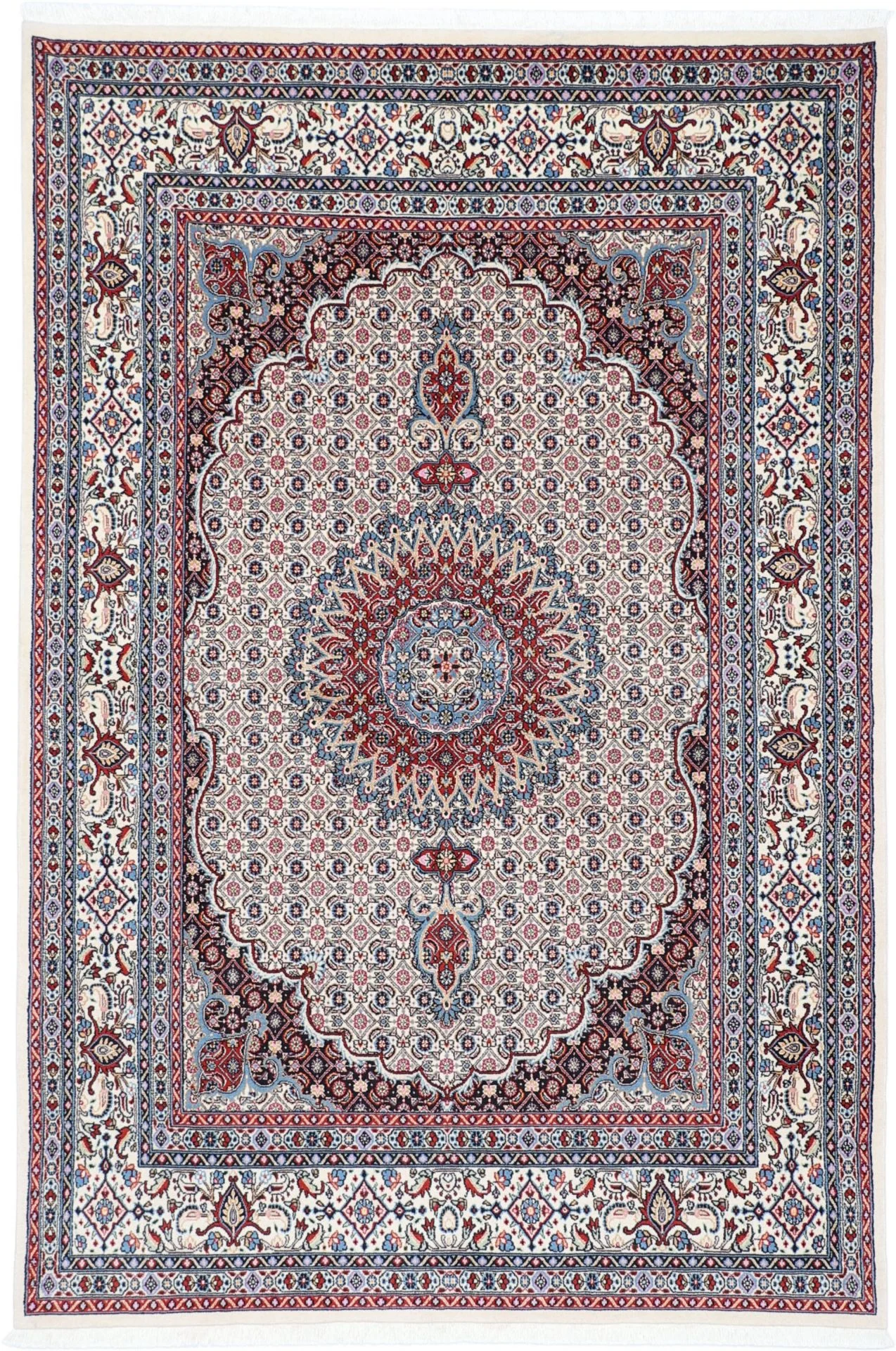 Wool Moud Persian Rug 165 × 245 cm, hand-knotted