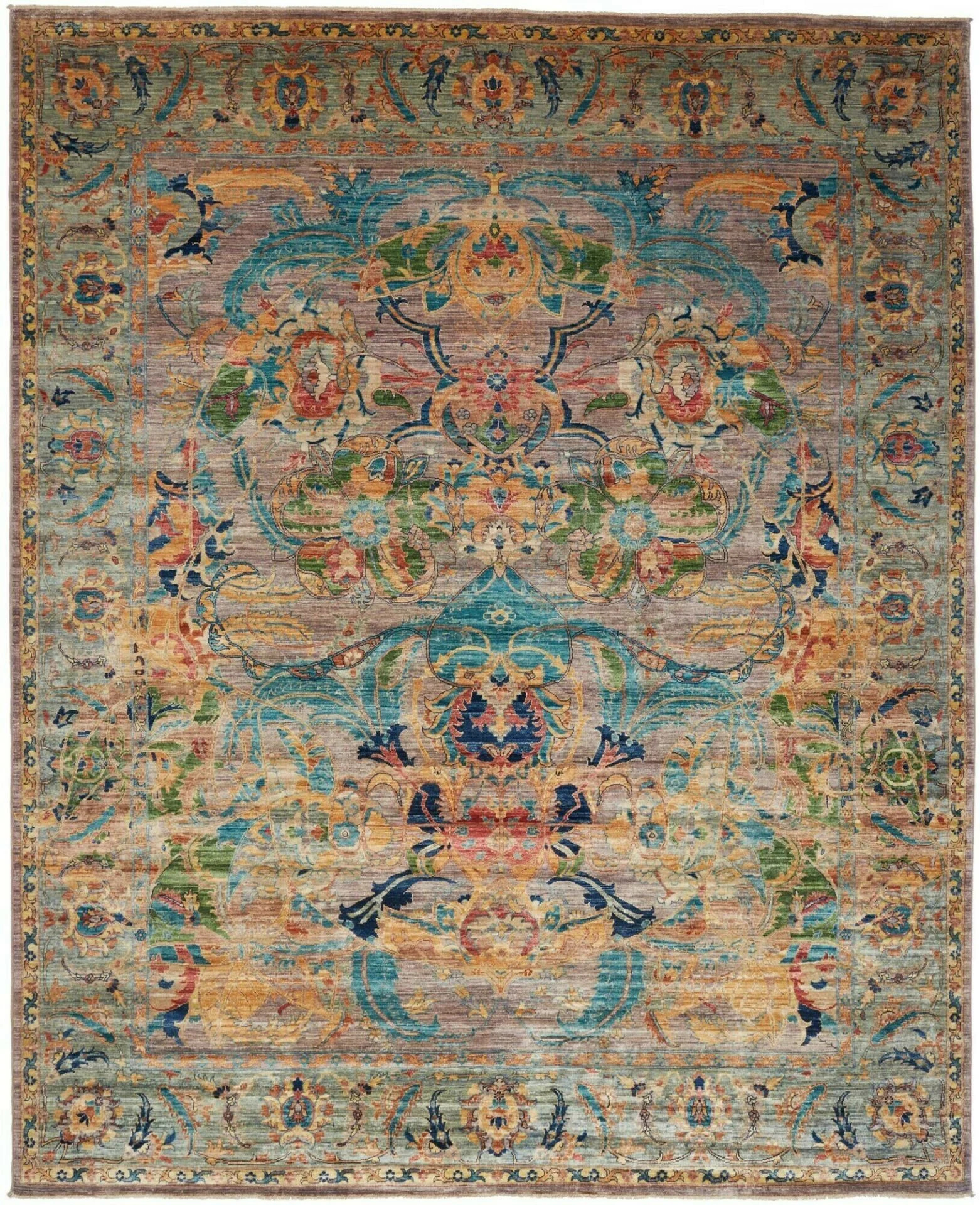 Samarkand Pakistani Rug 246 × 303 cm in Wool, hand-knotted