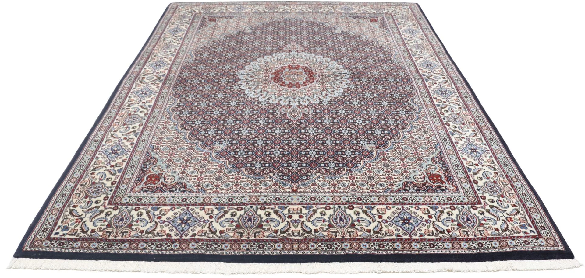 Alternative view of Wool Moud Persian Rug 170 × 235 cm, hand-knotted