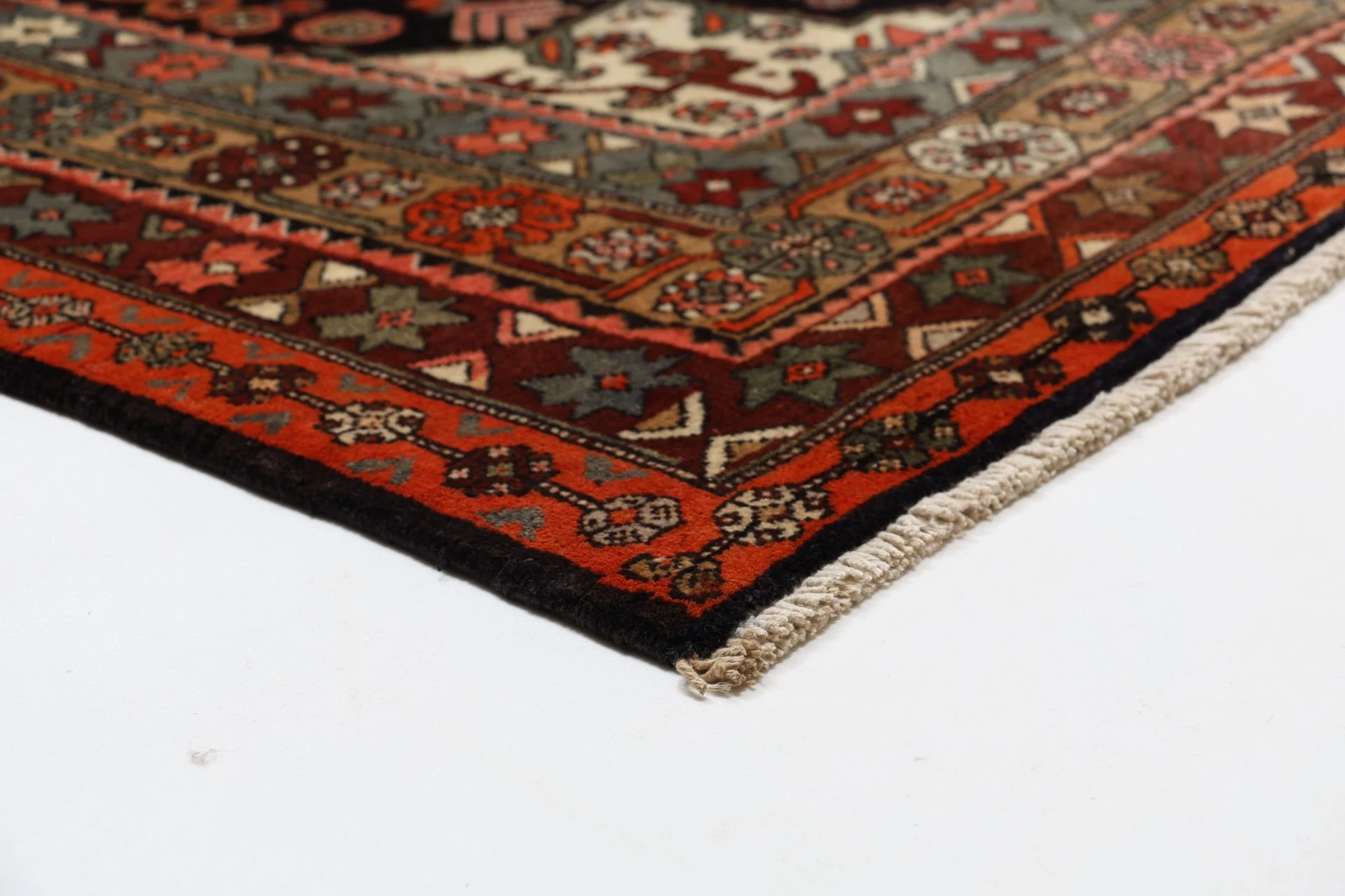 Hand-Knotted Bijar Persian Rug, 203 × 300 cm, Wool - Image 6