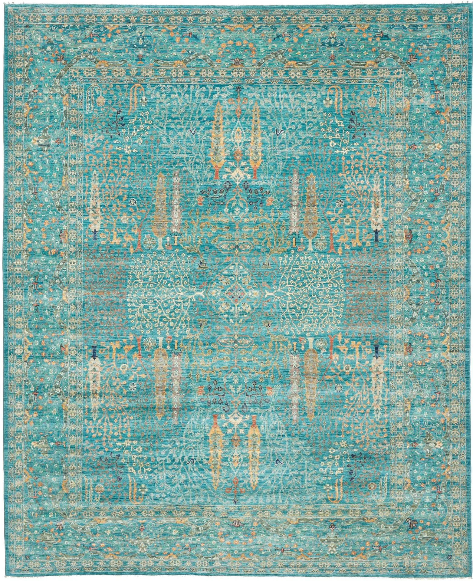 Samarkand Pakistani Rug 248 × 301 cm in Wool, hand-knotted