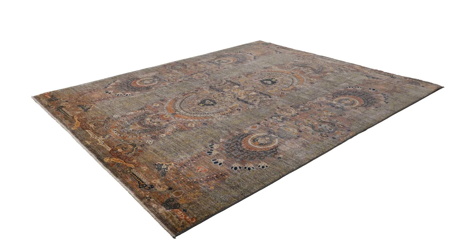 Alternative view of Samarkand Pakistani Rug 248 × 308 cm in Wool, hand-knotted
