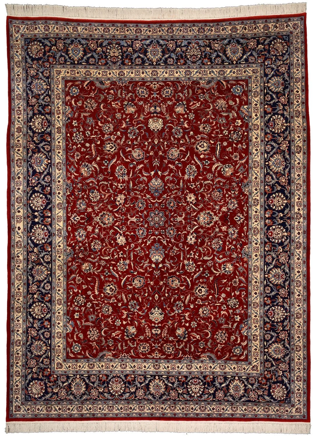 Hand-Knotted Isfahan Chinese Rug, 280 × 377 cm, Wool