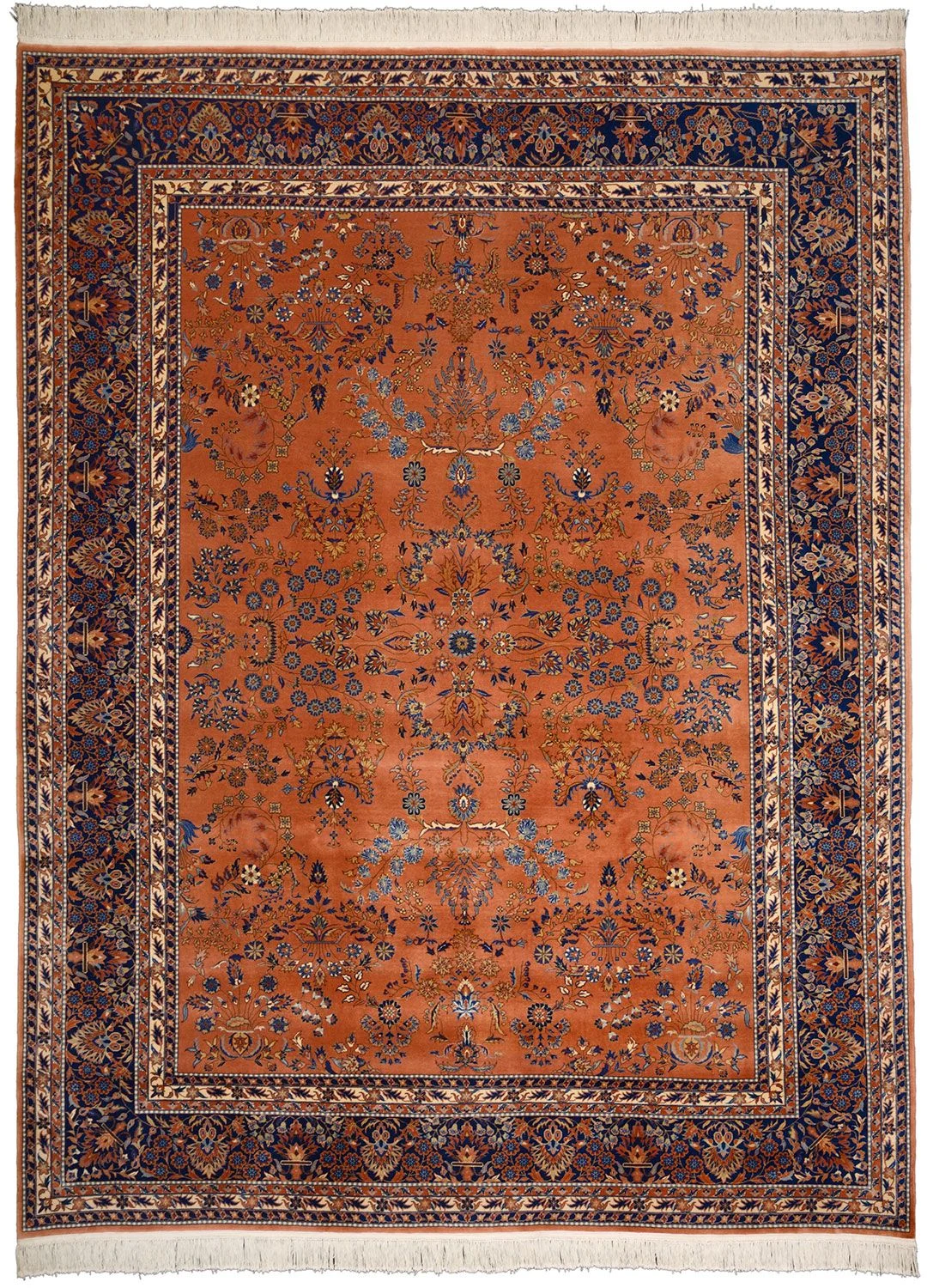 Hand-Knotted Sarouk Chinese Rug, 280 × 370 cm, Wool