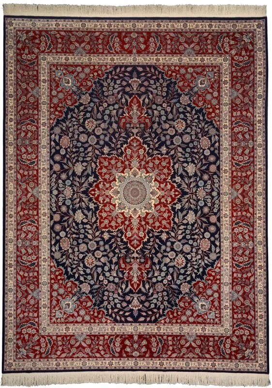 Isfahan Chinese Rug 275 × 375 cm in Wool, hand-knotted
