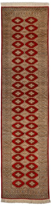 Pakistani Rug 130 × 506 cm in Wool, hand-knotted