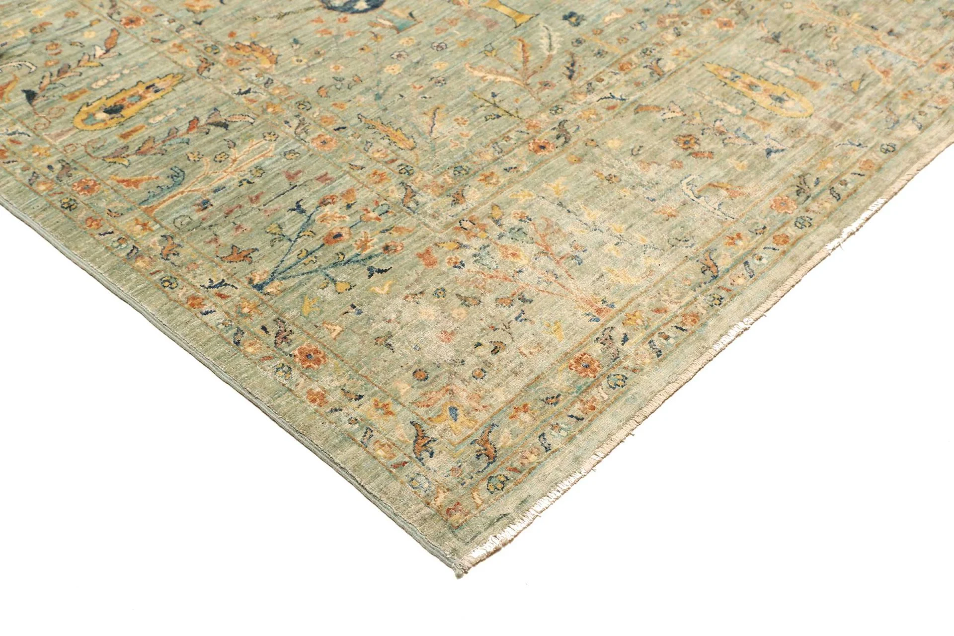 Wool Samarkand Pakistani Rug 244 × 303 cm, hand-knotted - Image 5