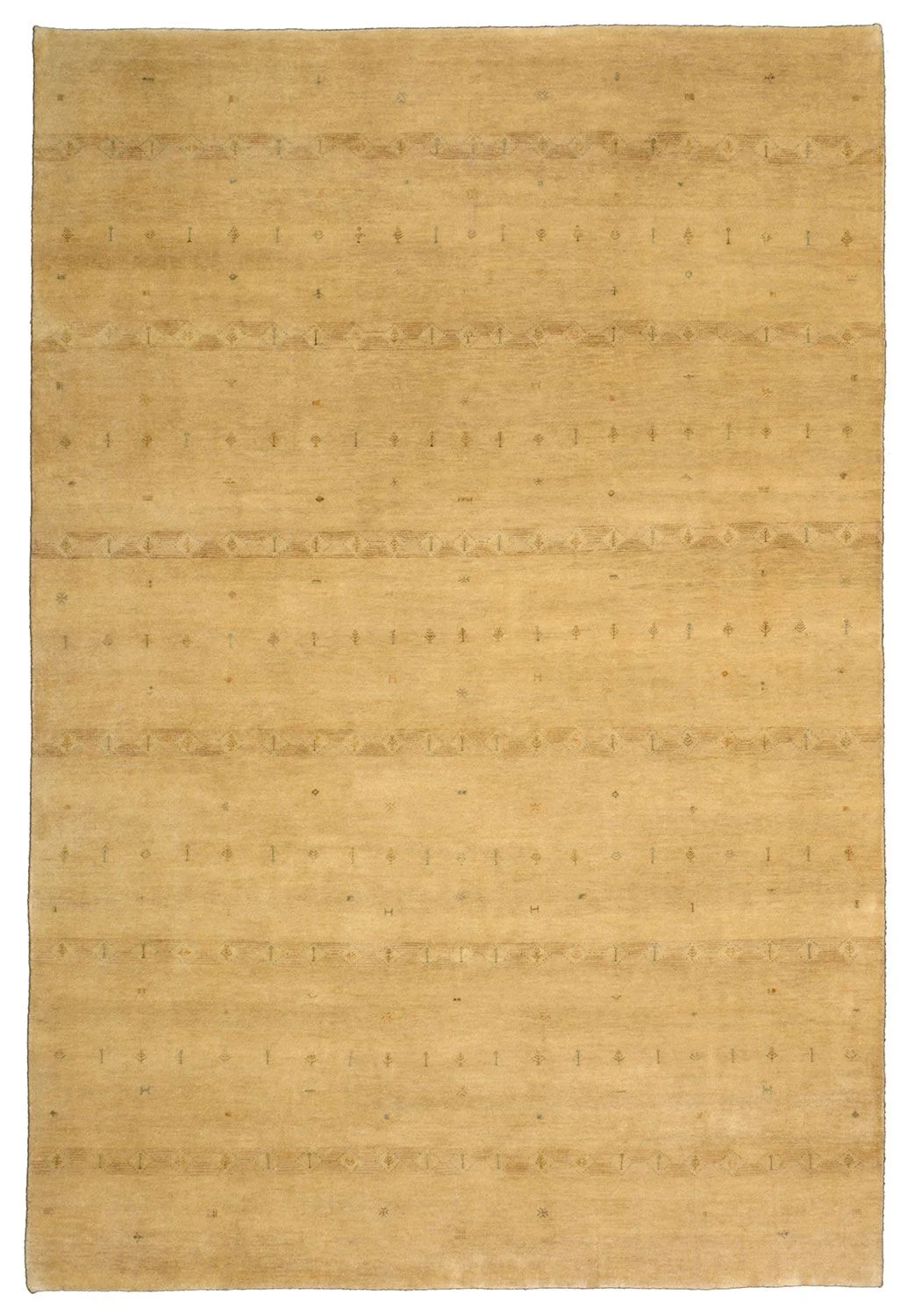 Hand-Knotted Loribaft Indian Rug, 182 × 270 cm, Wool
