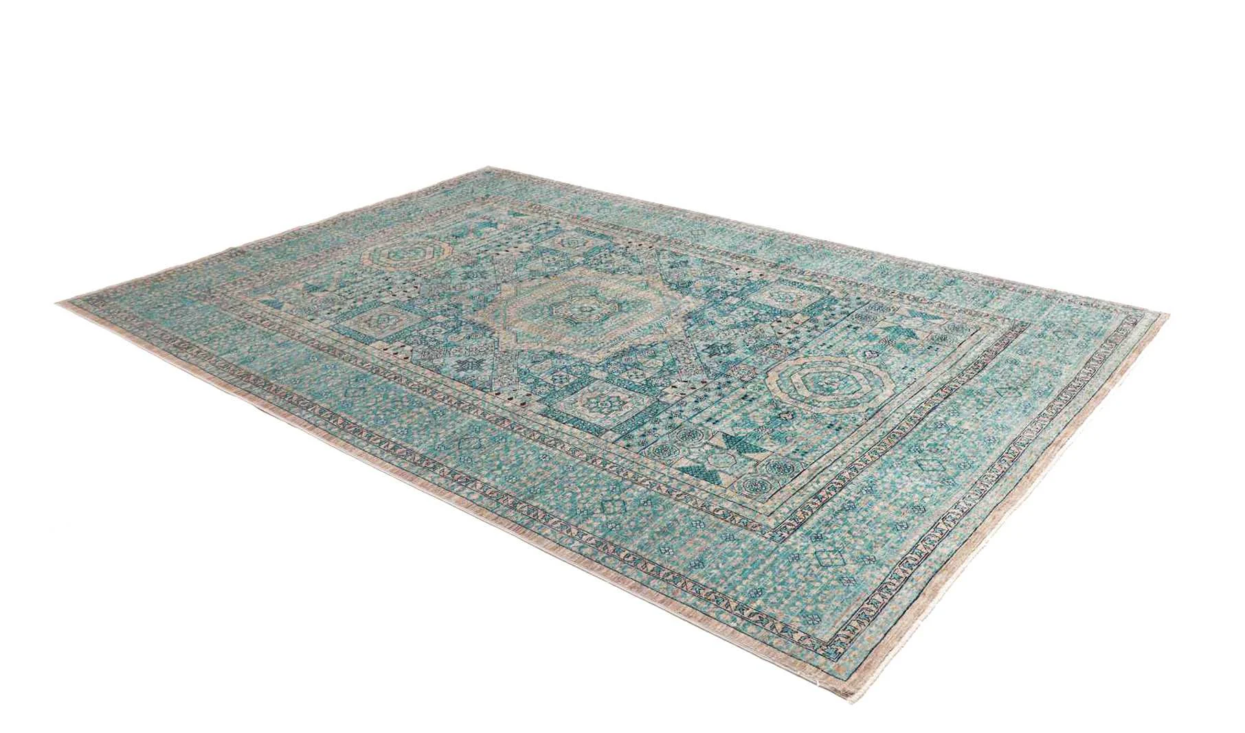 Mamluk Pakistani Rug 208 × 304 cm in Wool, hand-knotted - Image 3
