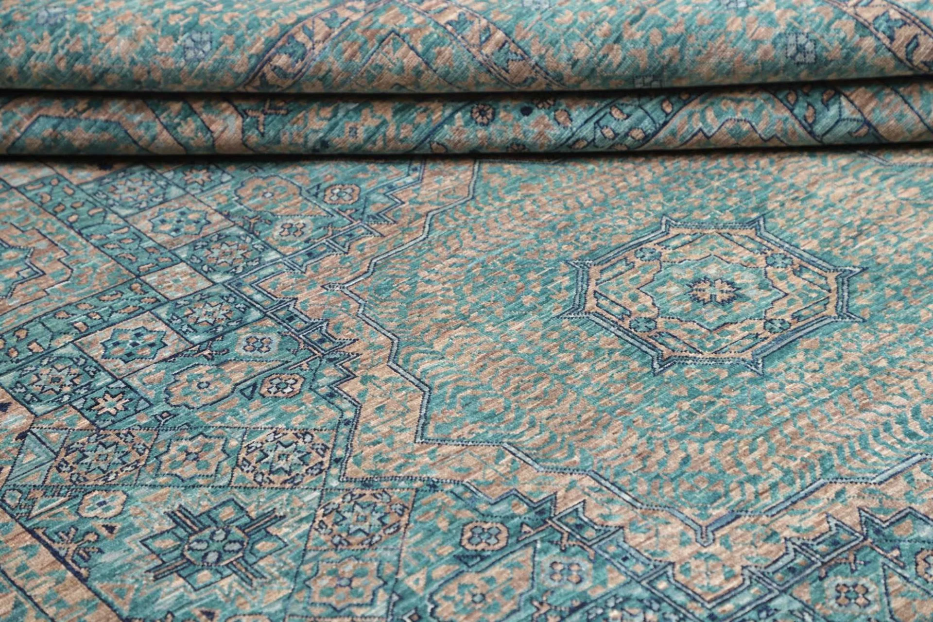 Mamluk Pakistani Rug 208 × 304 cm in Wool, hand-knotted - Image 10