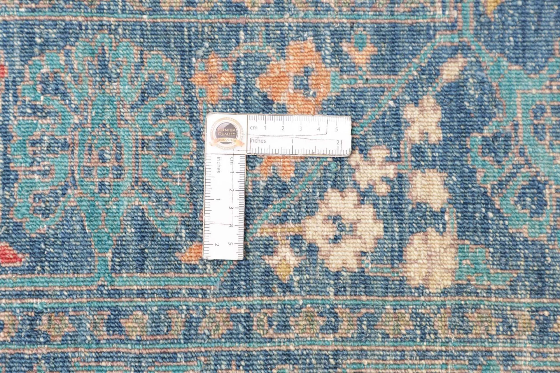 Wool Samarkand Pakistani Rug 203 × 296 cm, hand-knotted - Image 11