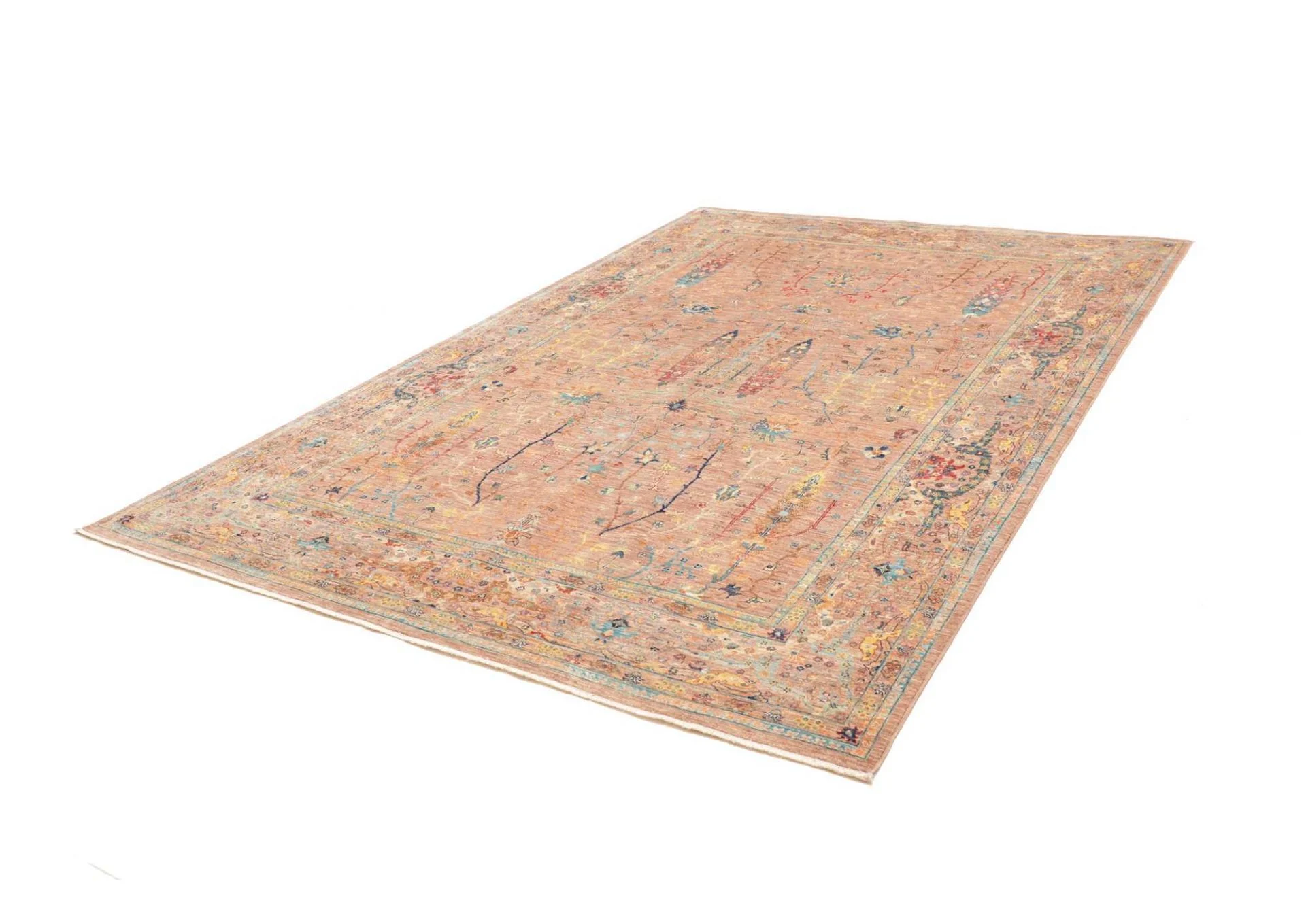 Alternative view of Wool Samarkand Pakistani Rug 203 × 292 cm, hand-knotted