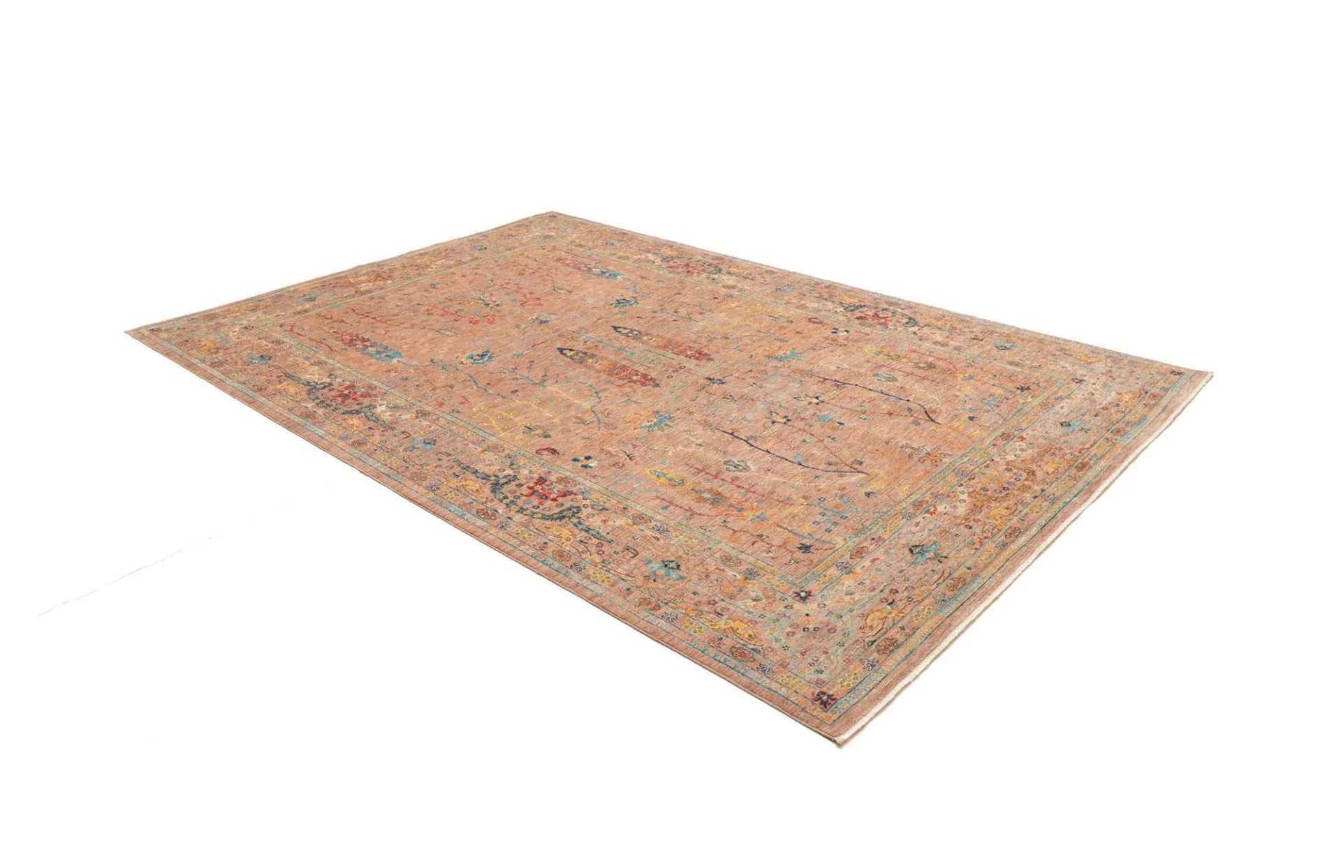 Wool Samarkand Pakistani Rug 203 × 292 cm, hand-knotted - Image 3