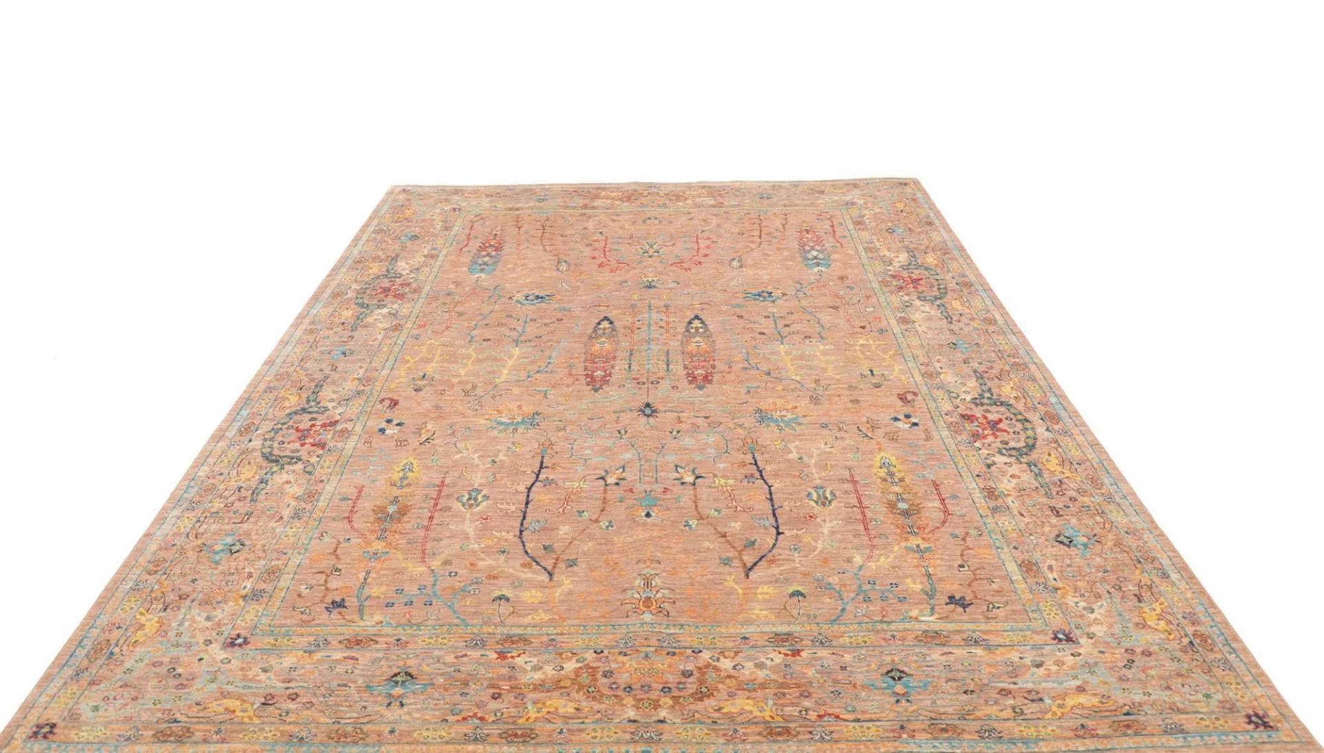 Wool Samarkand Pakistani Rug 203 × 292 cm, hand-knotted - Image 4