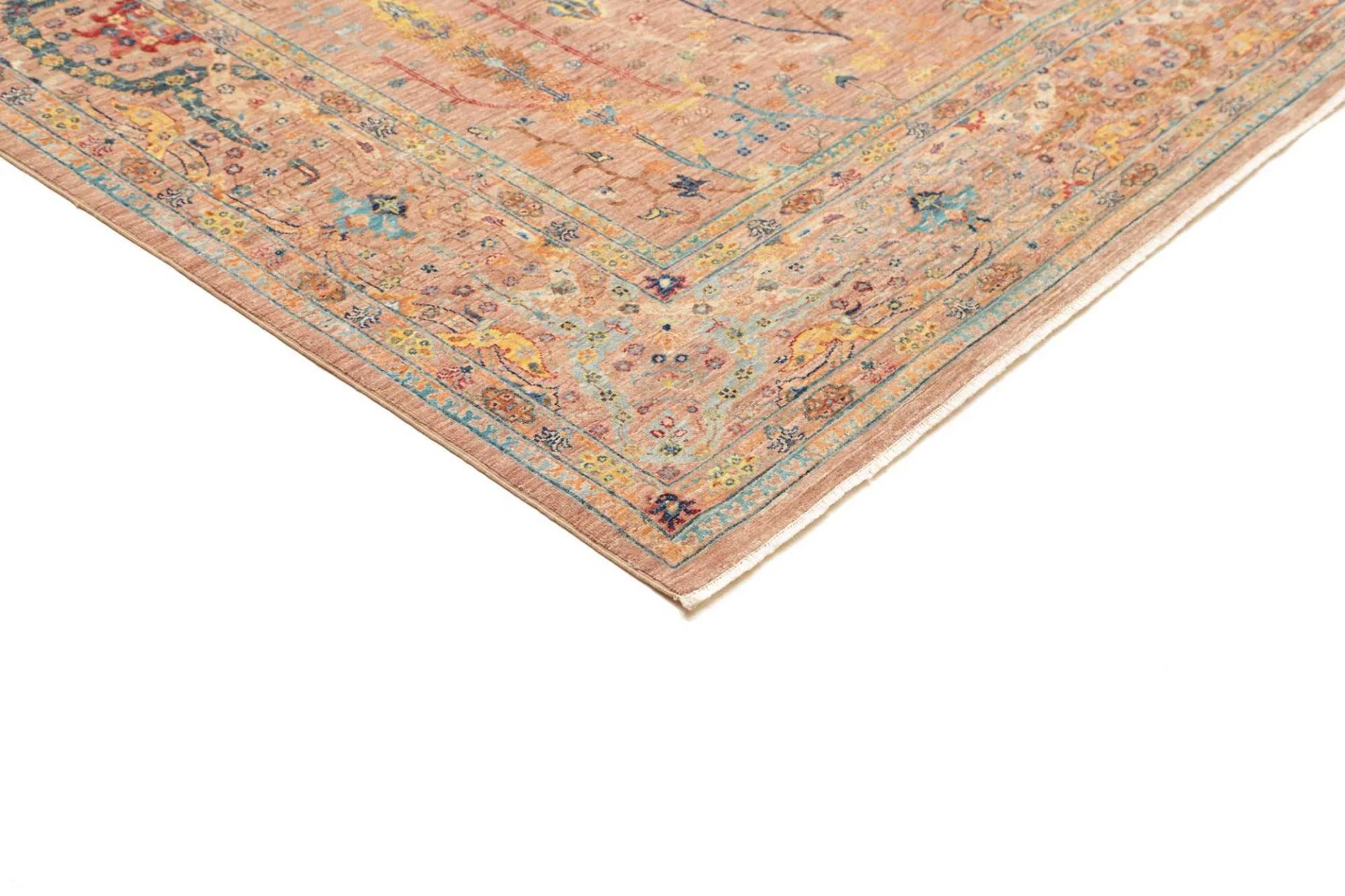 Wool Samarkand Pakistani Rug 203 × 292 cm, hand-knotted - Image 5