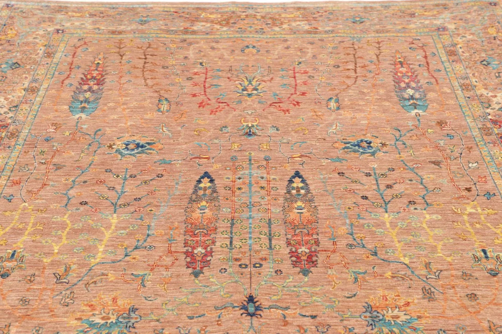 Wool Samarkand Pakistani Rug 203 × 292 cm, hand-knotted - Image 8