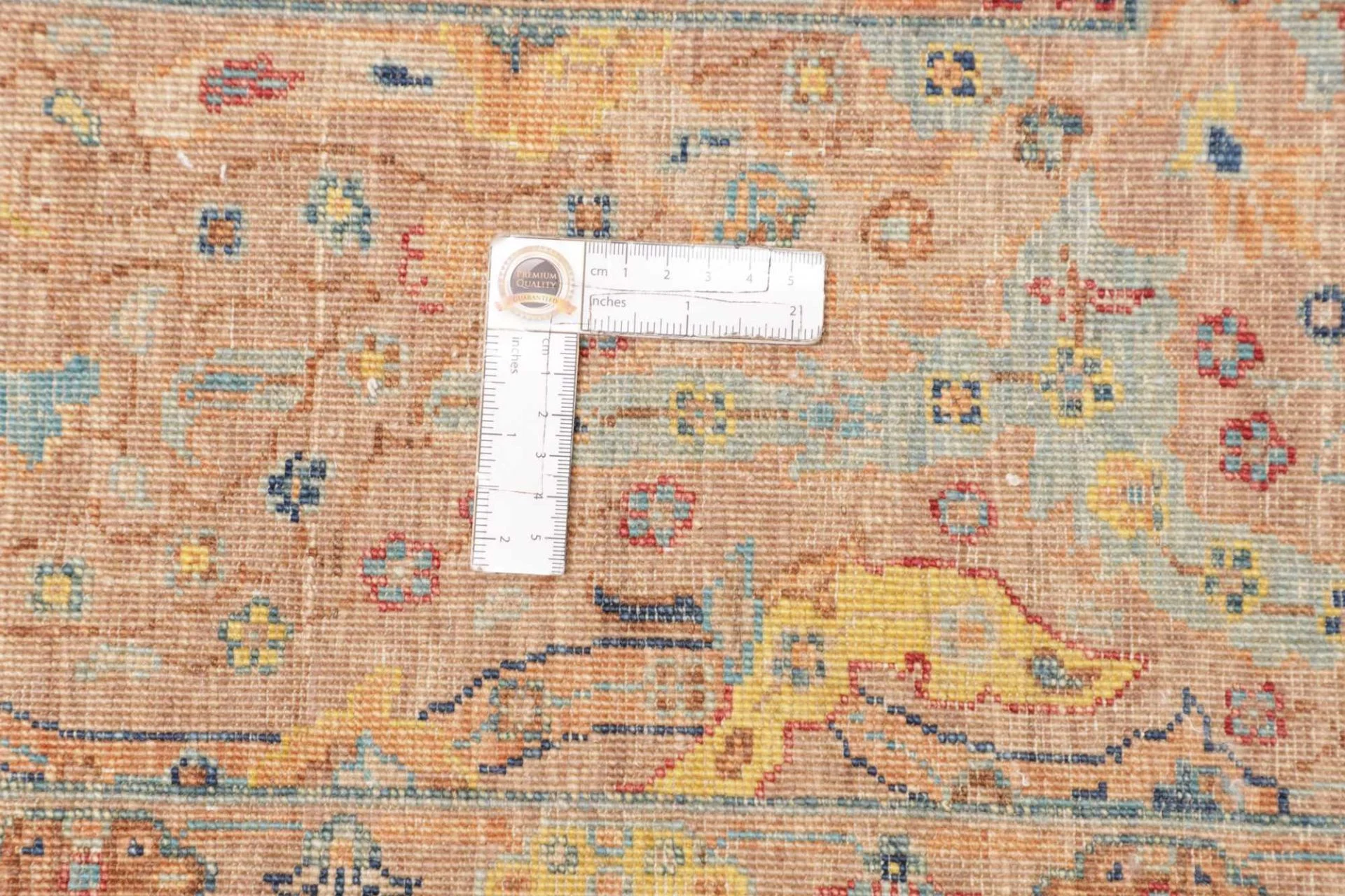 Wool Samarkand Pakistani Rug 203 × 292 cm, hand-knotted - Image 11