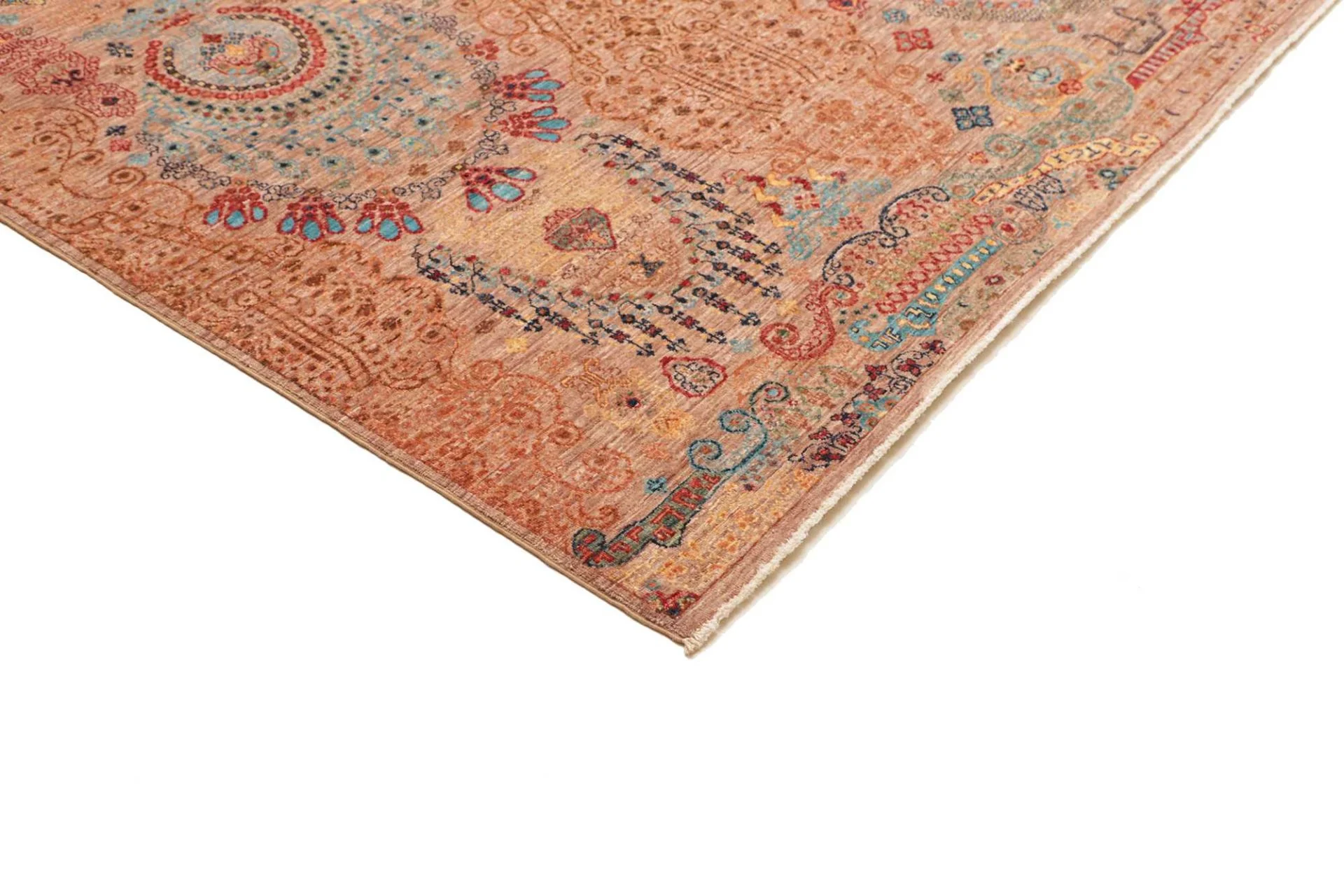 Hand-Knotted Samarkand Pakistani Rug, 249 × 308 cm, Wool - Image 5