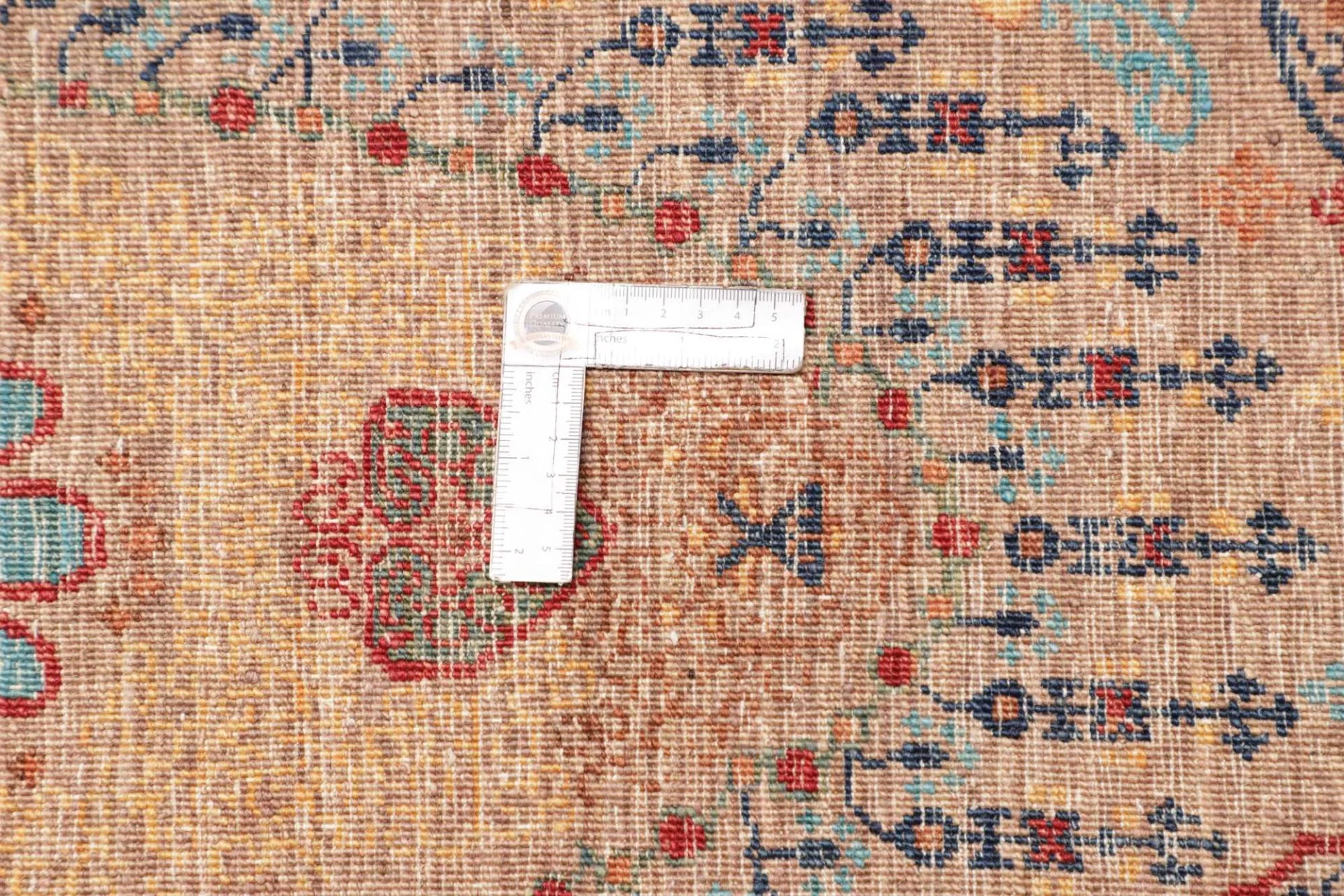 Hand-Knotted Samarkand Pakistani Rug, 249 × 308 cm, Wool - Image 11