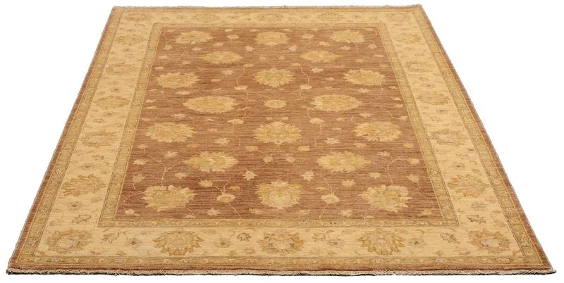 Alternative view of Hand-Knotted Ziegler Pakistani Rug, 180 × 272 cm, Wool