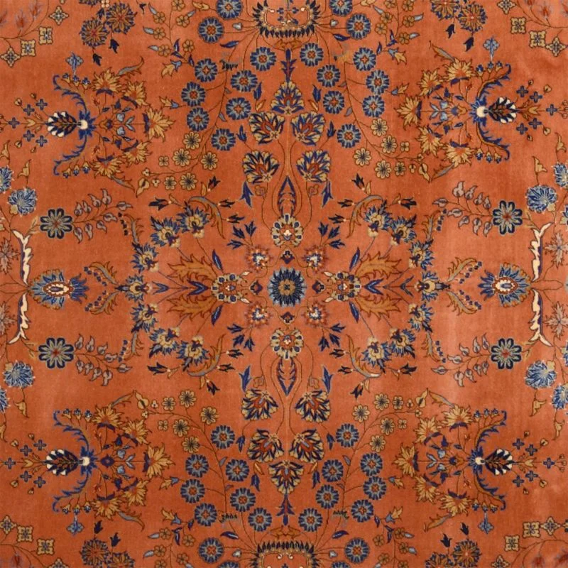 Hand-Knotted Sarouk Chinese Rug, 280 × 370 cm, Wool - Image 4