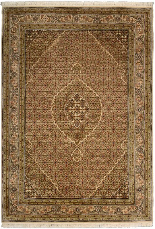 Tabriz Indian Rug 173 × 248 cm in Wool, hand-knotted