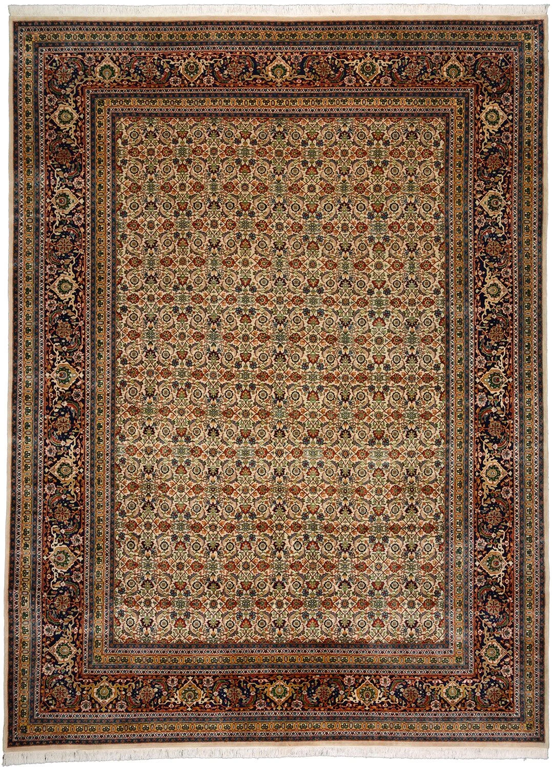 Herati Indian Rug 279 × 372 cm in Wool, hand-knotted