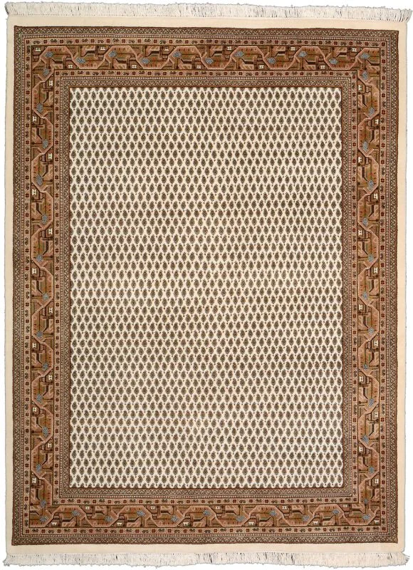 Wool Indian Rug 175 × 237 cm, hand-knotted