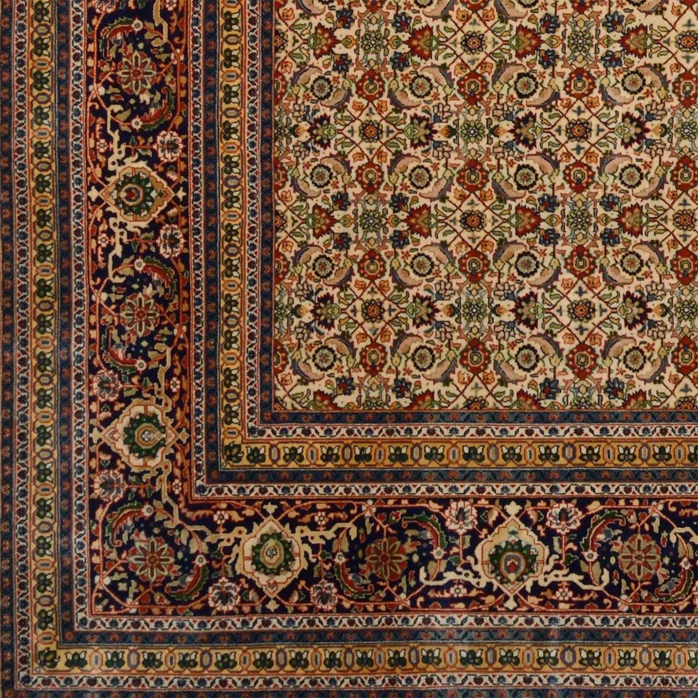 Herati Indian Rug 279 × 372 cm in Wool, hand-knotted - Image 3