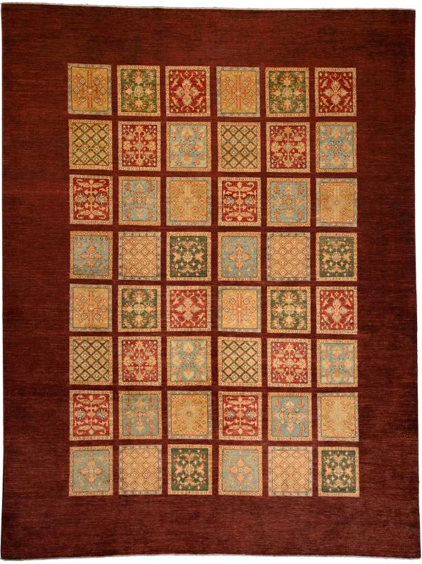 Ziegler Pakistani Rug 275 × 356 cm in Wool, hand-knotted