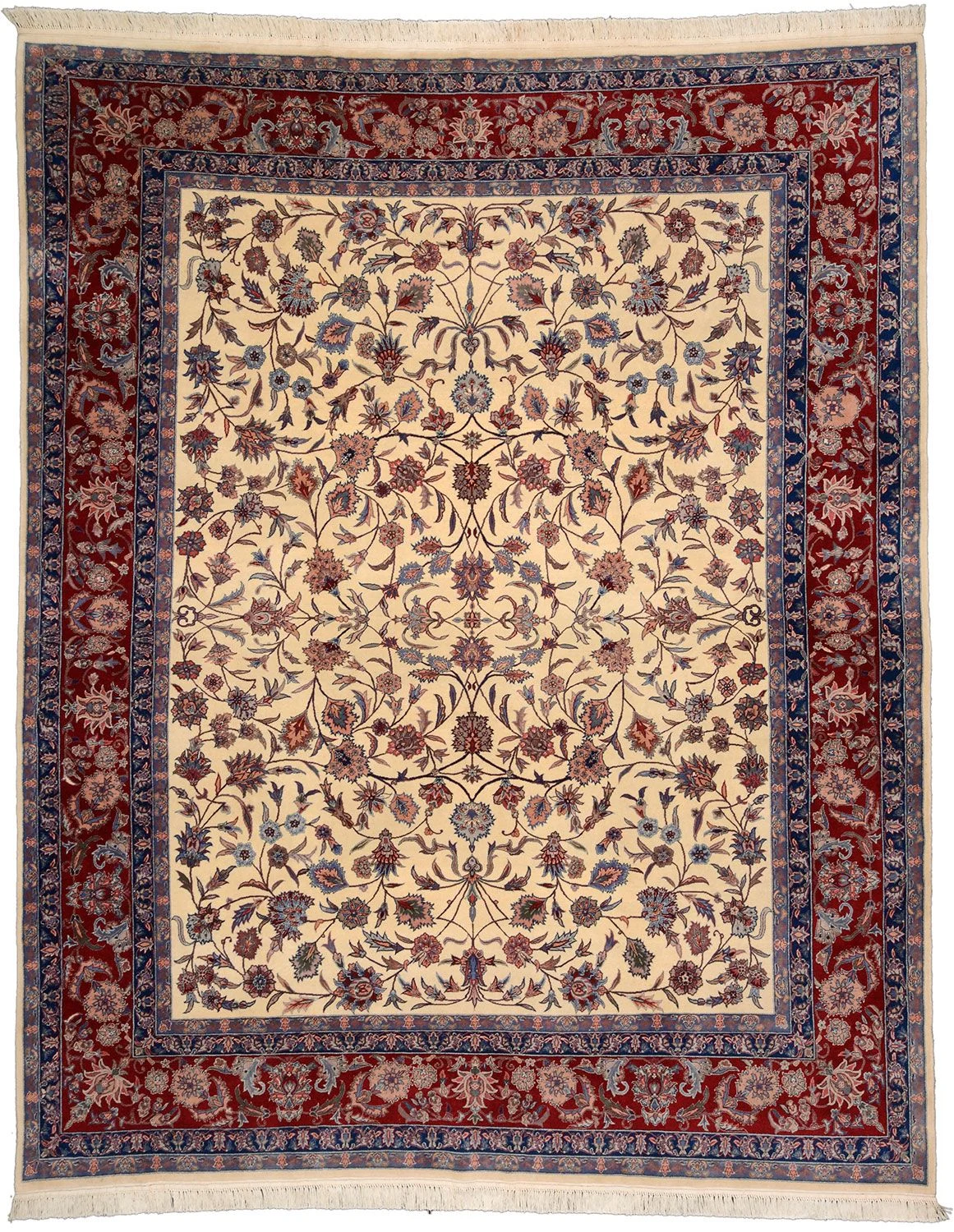 Wool Isfahan Chinese Rug 250 × 300 cm, hand-knotted