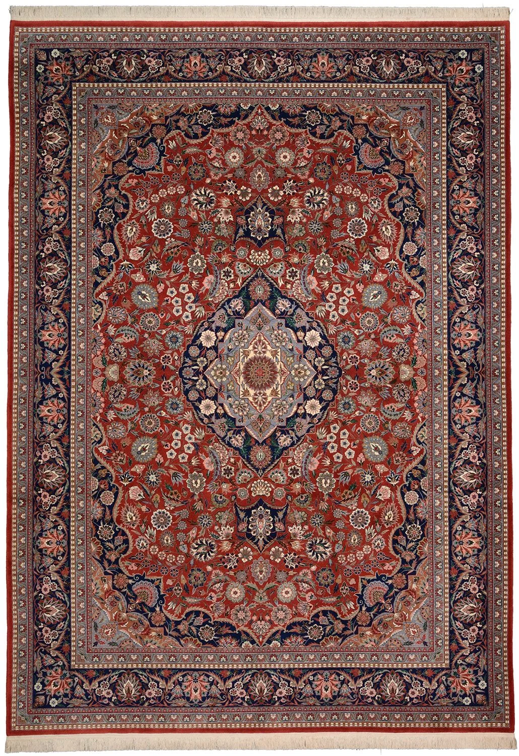 Isfahan Chinese Rug 258 × 360 cm in Wool, hand-knotted