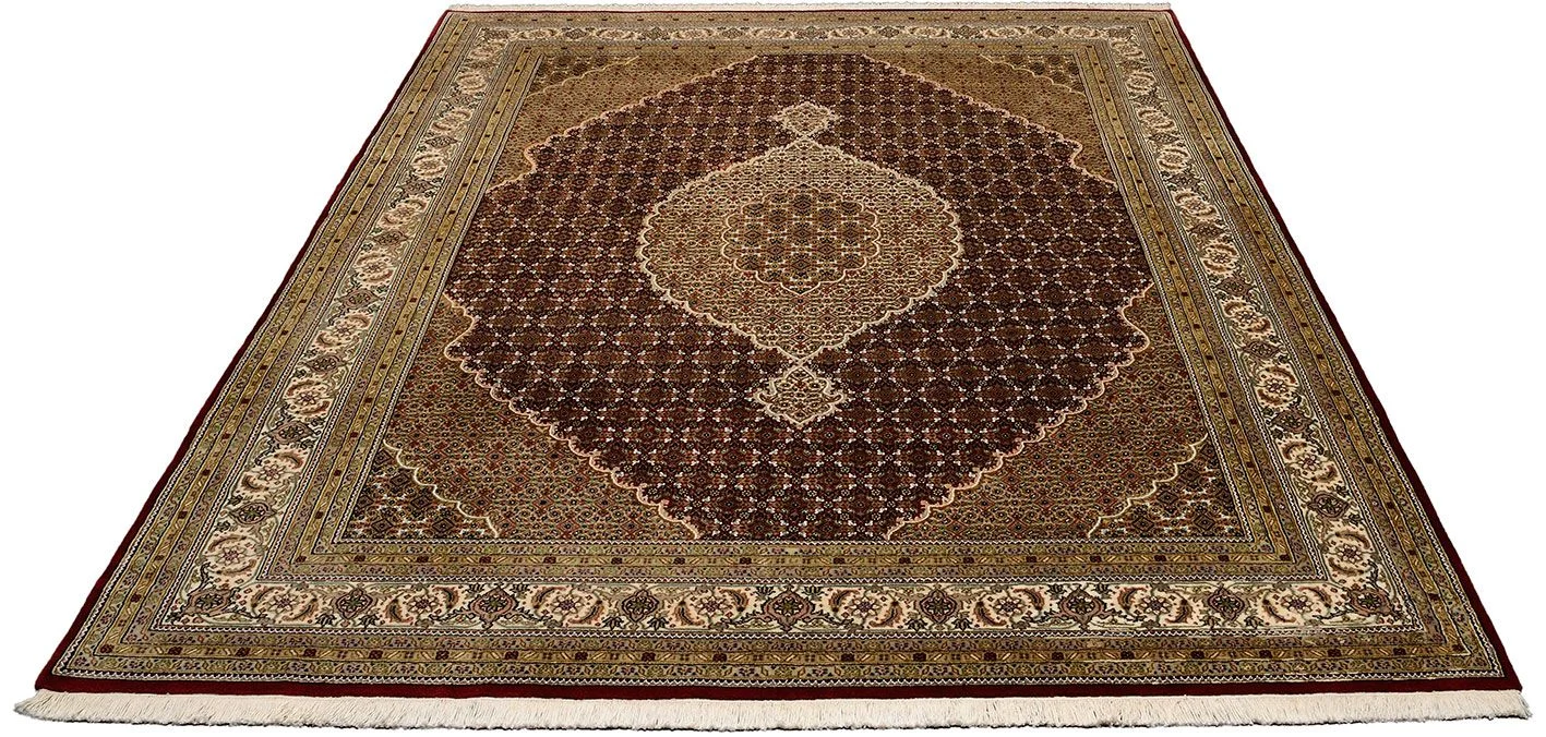 Alternative view of Tabriz Indian Rug 244 × 305 cm in Wool, hand-knotted