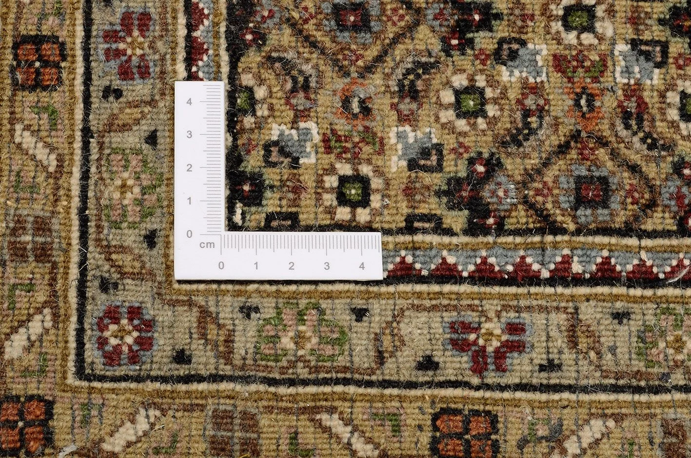 Tabriz Indian Rug 244 × 305 cm in Wool, hand-knotted - Image 3