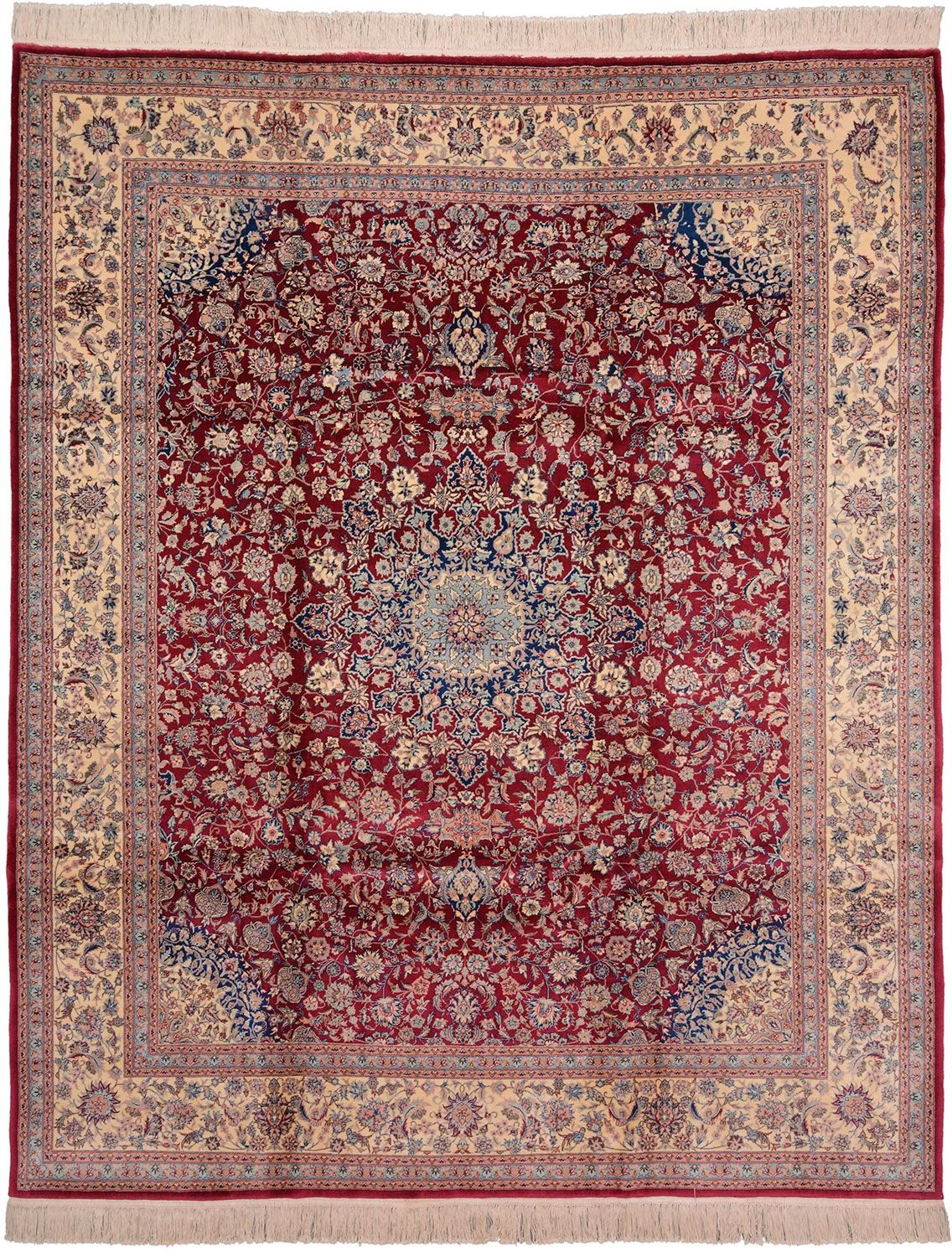 Isfahan Chinese Rug 250 × 307 cm in Wool, hand-knotted