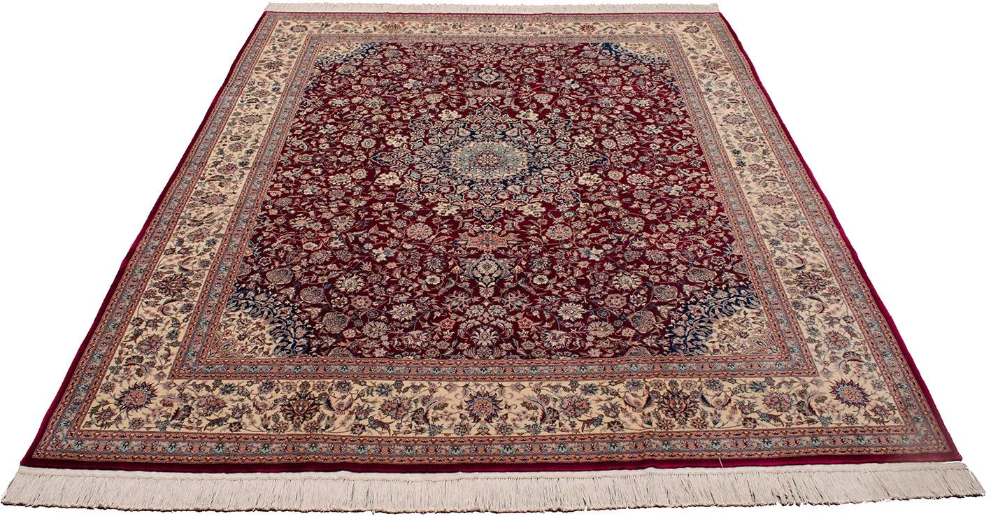 Alternative view of Isfahan Chinese Rug 250 × 307 cm in Wool, hand-knotted